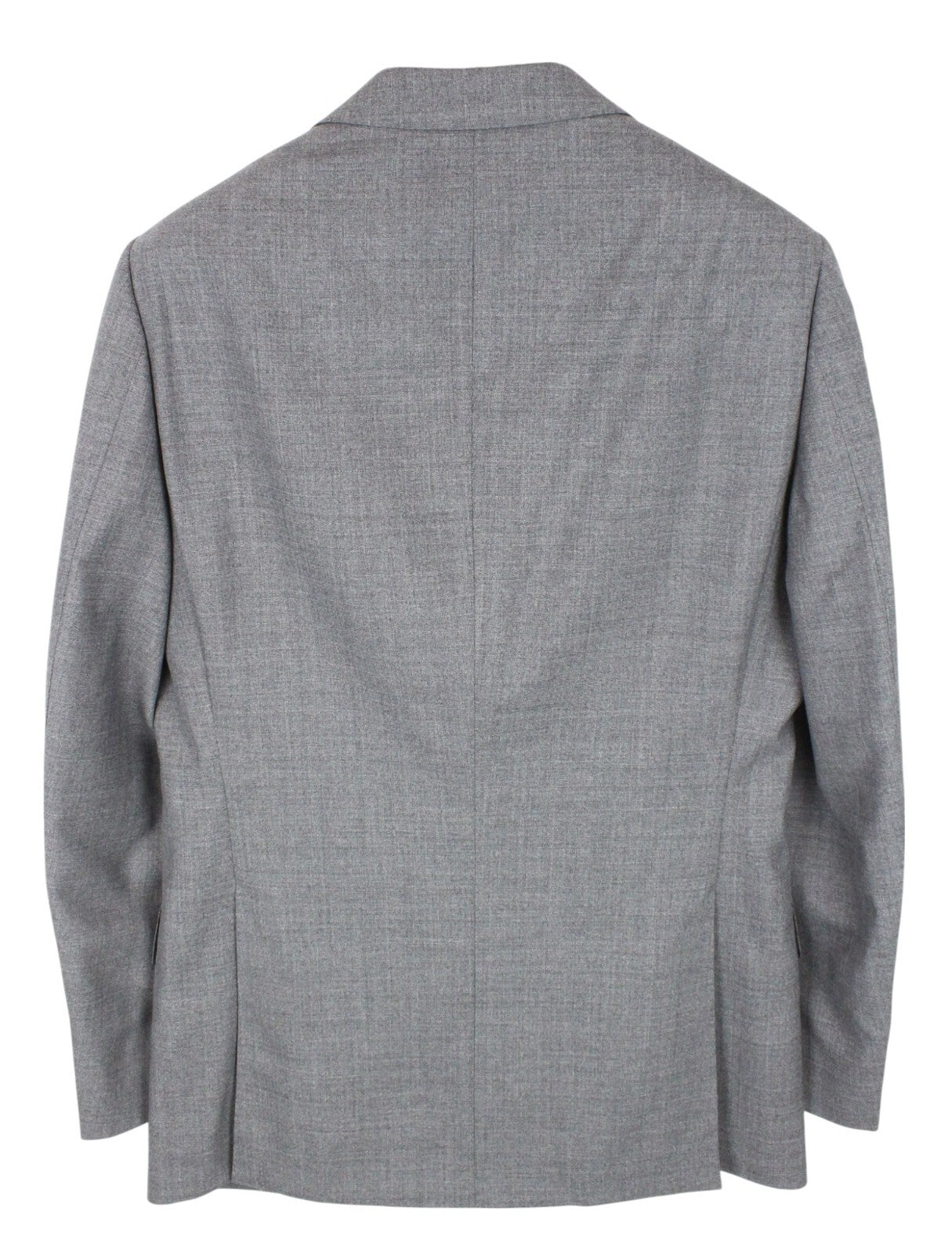 SUITSUPPLY Lazio Men's Suit UK40L Grey Wool Slim Melange Tropical 2-Piece Suit