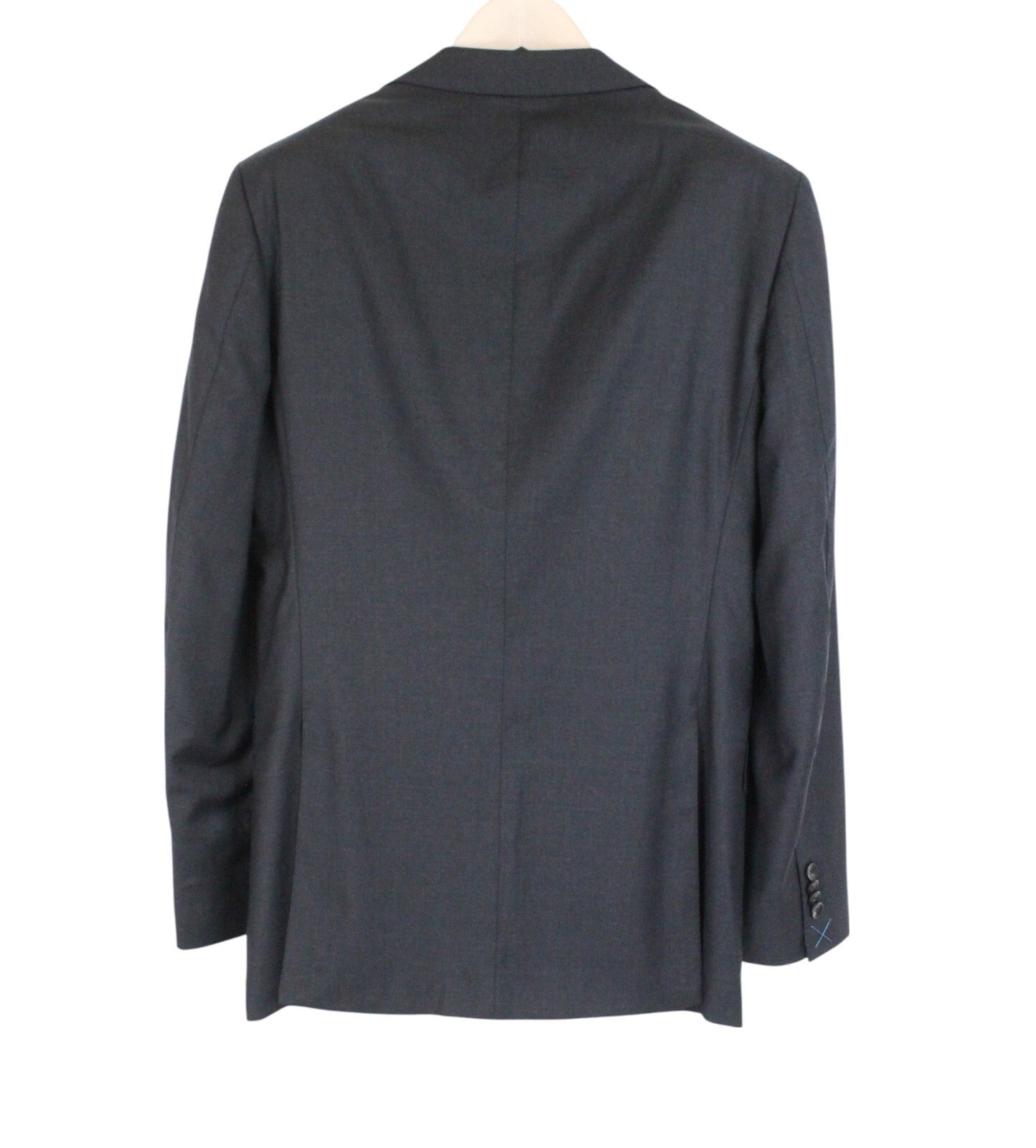 SUITSUPPLY Napoli Men's Suit UK40L Blue Melange Wool S110s 2-Piece Formal Set