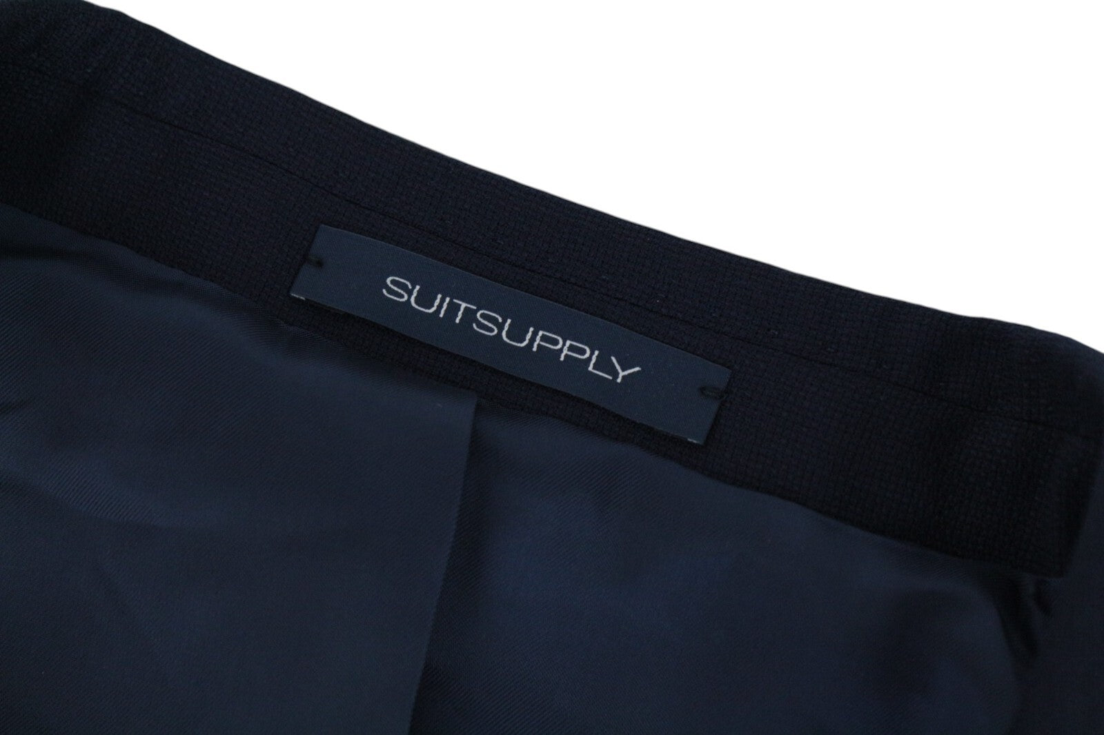 SUITSUPPLY La Spalla Men's Suit UK36R Blue 2-Piece Slim Fit Pure Wool Business
