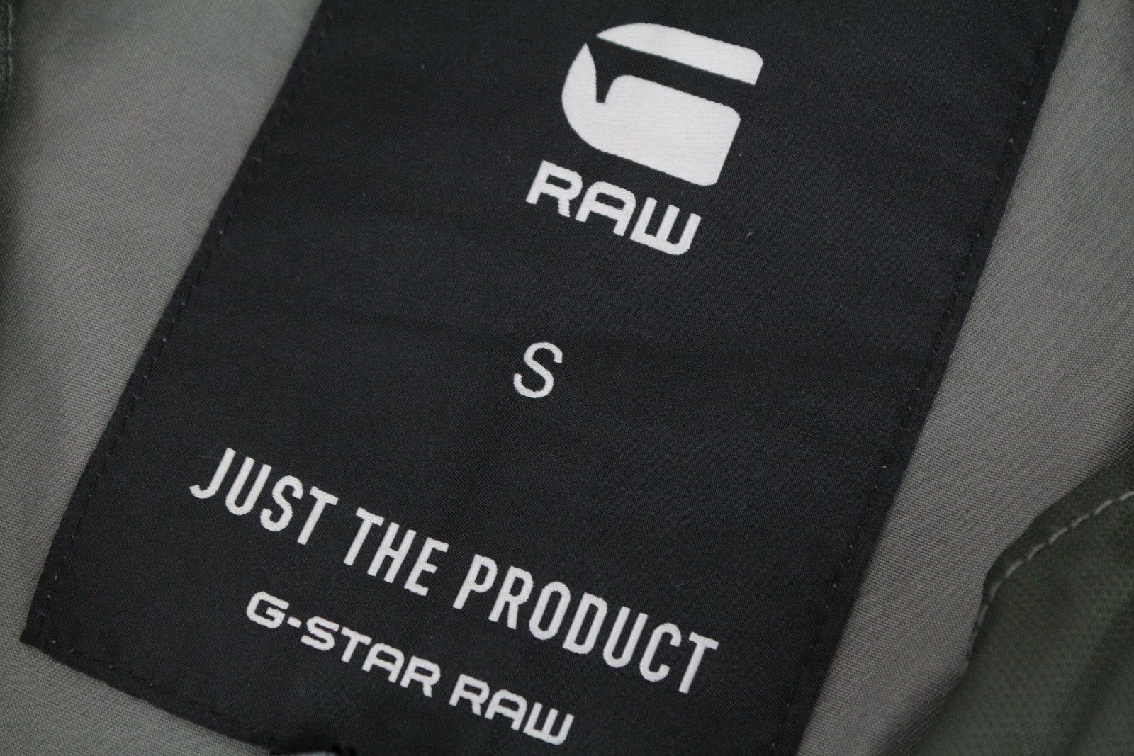 G-STAR vyriška striukė su užtrauktuku ir „Duck Hunt Twill Melange“ marškinėliais, žalia, raštuota 