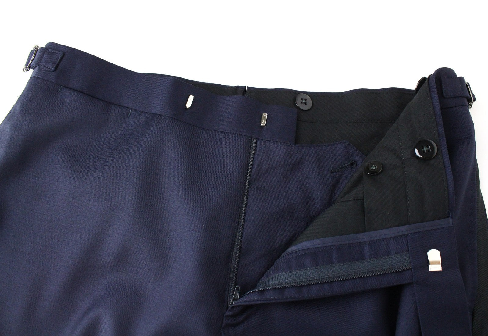 SUITSUPPLY Lazio Men's Suit UK42R Blue S130 Wool Slim Tux 3-Piece Formal Style