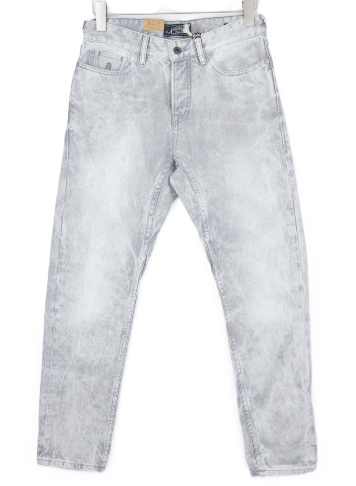 SCOTCH & SODA Dean Men's Jeans W28/L32 Grey Button Loose Taper Non-Stretch Look