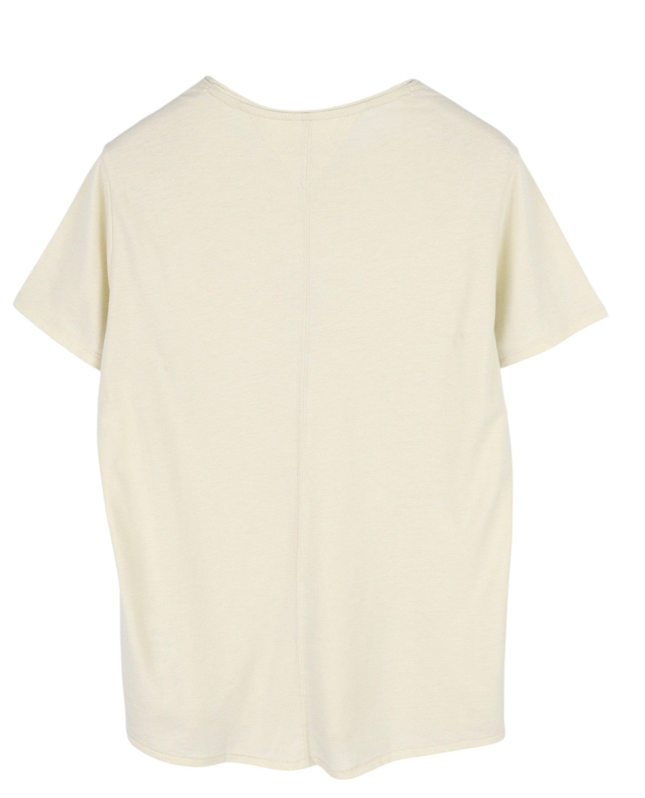 TOMMY HILFIGER TJM Slim Jaspe C Neck vyriški marškinėliai, XL dydžio, balti, trumpomis rankovėmis, su logotipu. 