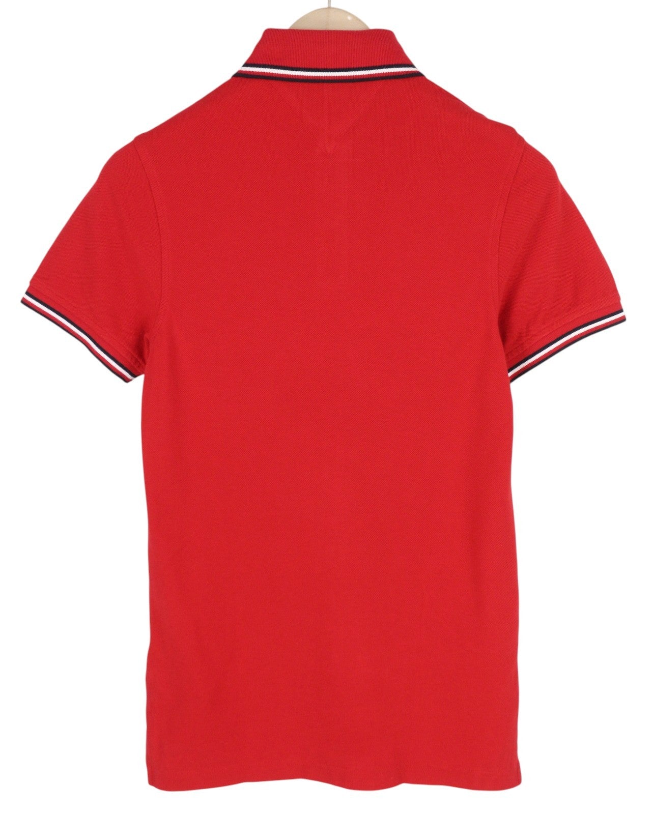 TOMMY HILFIGER Tipped SL vyriški marškinėliai XS dydžio, ekologiškos medvilnės, plono kirpimo polo marškinėliai, rekomenduojama kaina – 80 € 