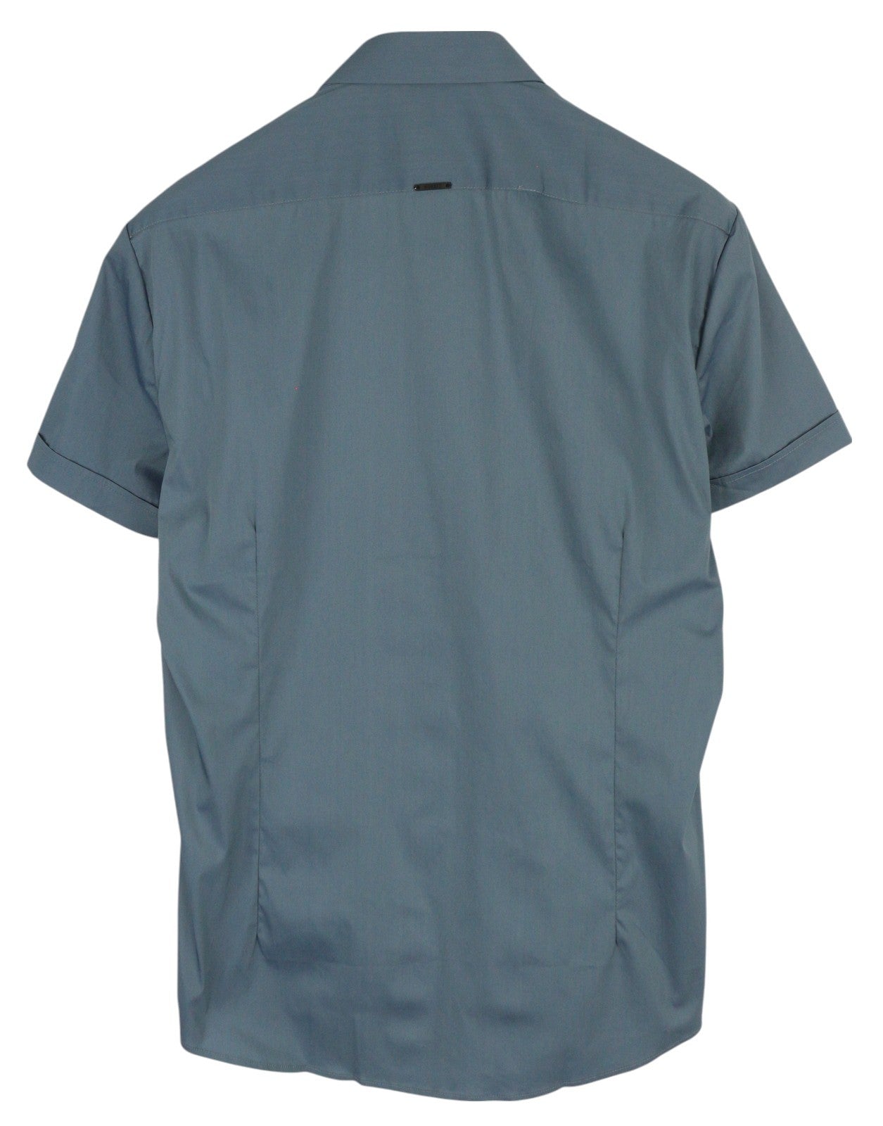 ANTONY MORATO Avio vyriški marškinėliai L dydžio, mėlyni, ploni, trumpomis rankovėmis, su sagomis užsegamais raštais. 