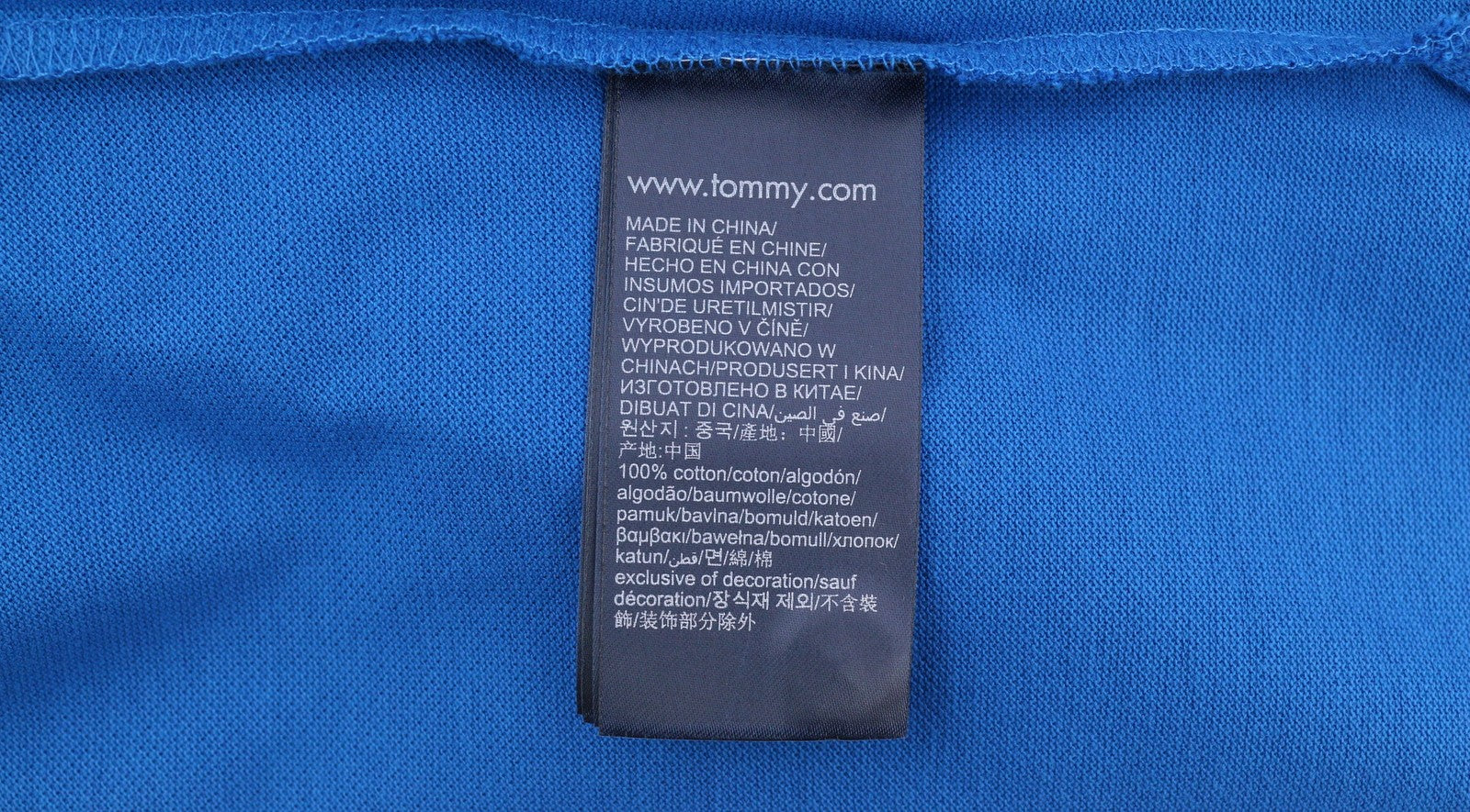 TOMMY HILFIGER Slim Polo mėlyni vyriški marškinėliai XS dydžio, trumpomis rankovėmis, laisvalaikio logotipu, rekomenduojama kaina – 70 € 