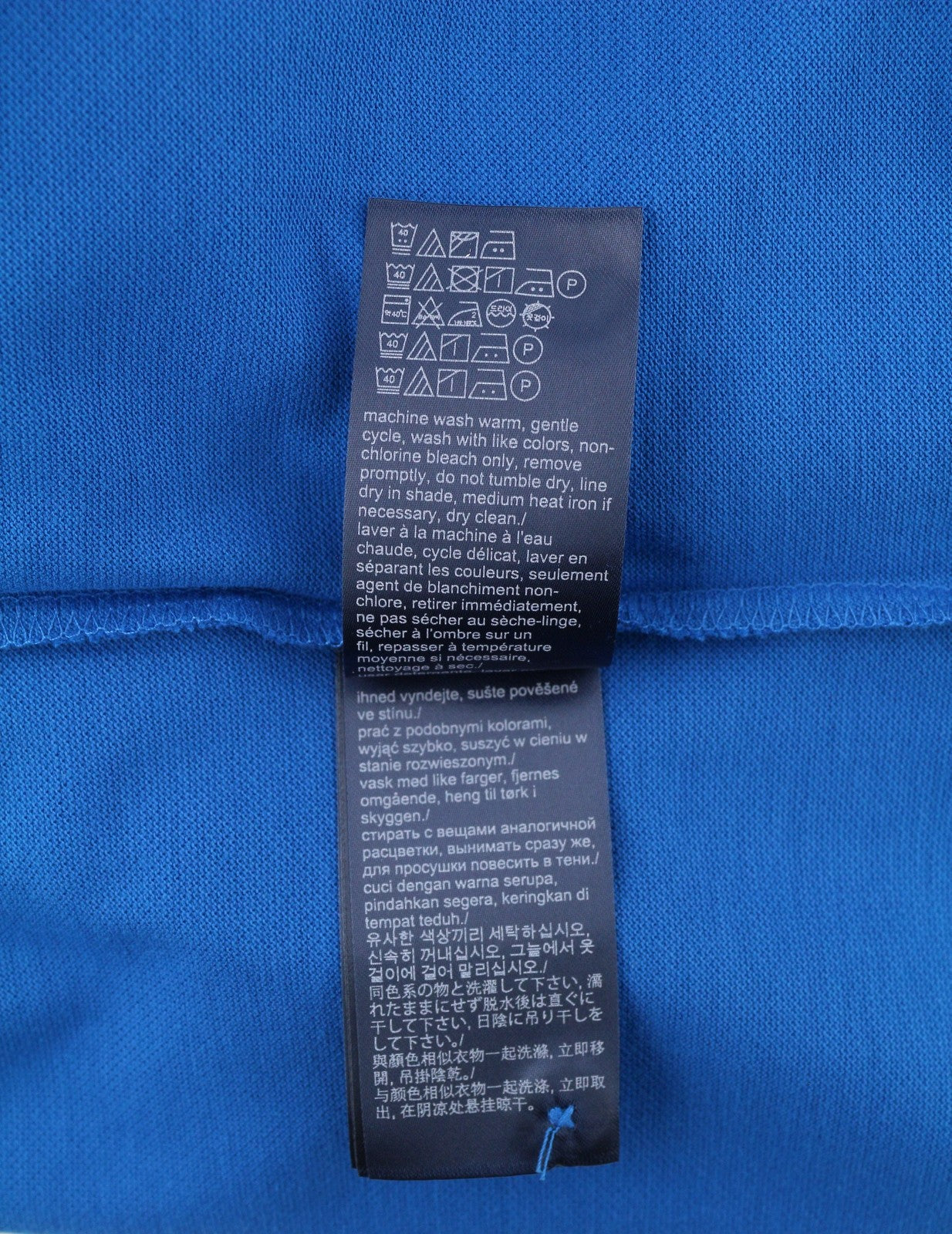 TOMMY HILFIGER Slim Polo mėlyni vyriški marškinėliai XS dydžio, trumpomis rankovėmis, laisvalaikio logotipu, rekomenduojama kaina – 70 € 