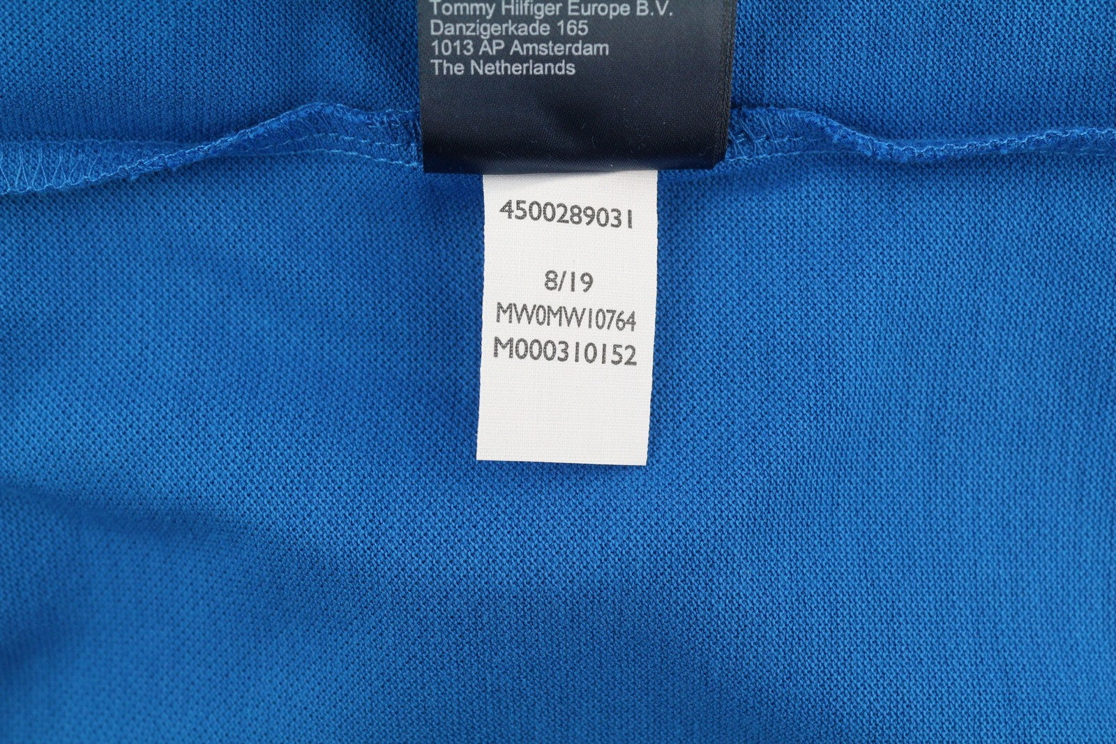 TOMMY HILFIGER Slim Polo mėlyni vyriški marškinėliai XS dydžio, trumpomis rankovėmis, laisvalaikio logotipu, rekomenduojama kaina – 70 € 