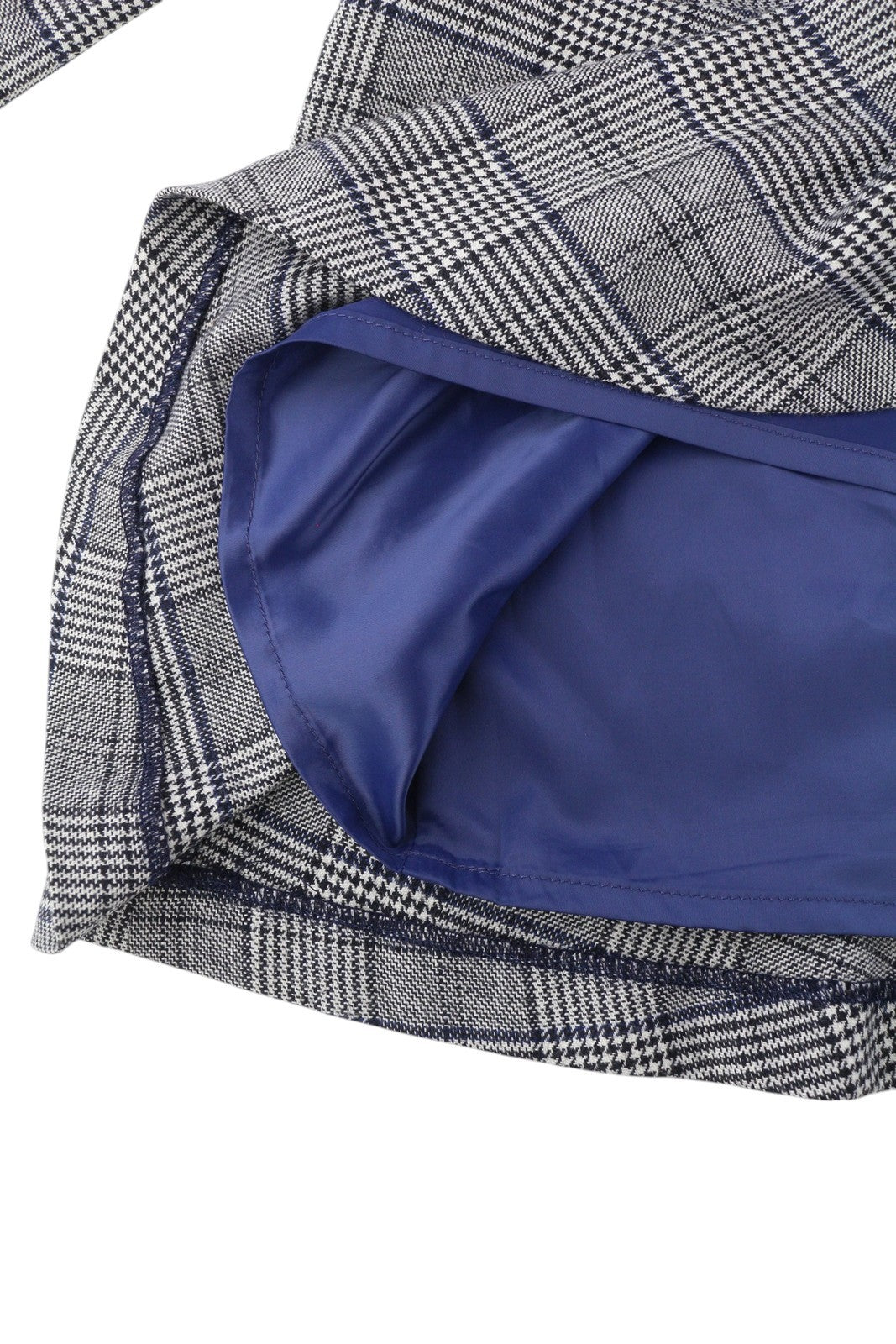 GANT languota platėjančios formos moteriška suknelė EU36 pilka 3/4 rankovėmis apvaliu kaklu languotas raštas mini 