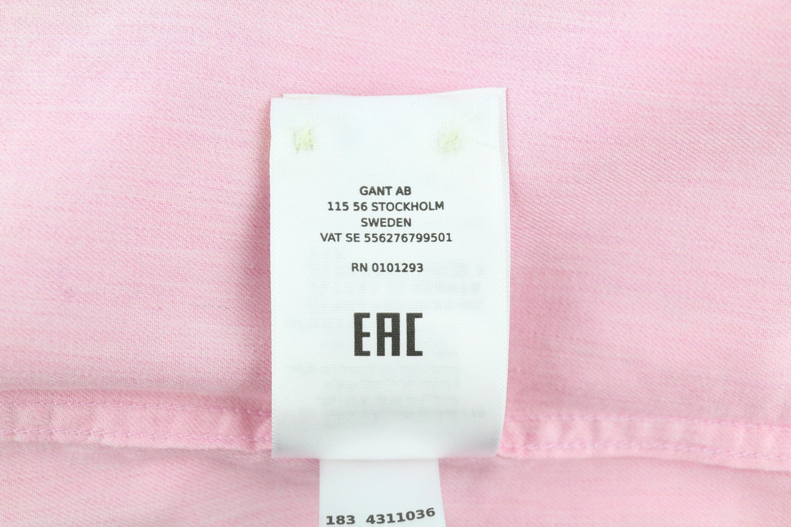 GANT Melange Flannel moteriški marškinėliai EU34 rožiniai sagomis užsegami platėjančios apykaklės laisvalaikio logotipas 