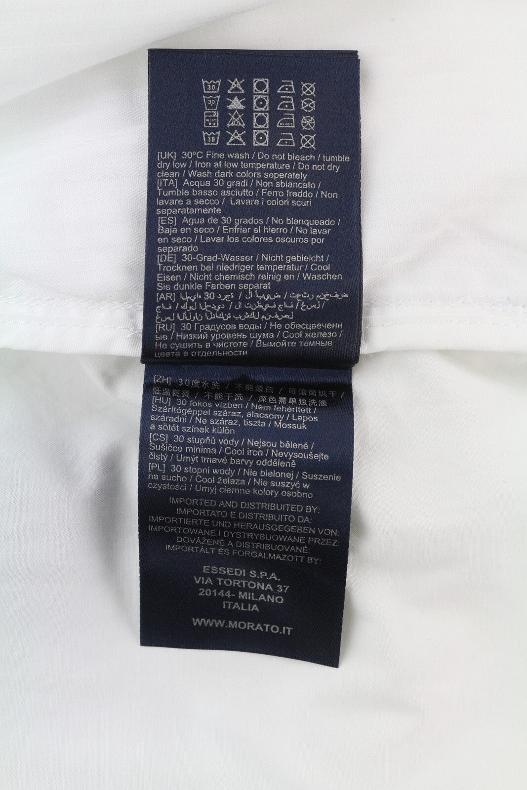 ANTONY MORATO vyriški šortai W34 balti raišteliais su užlenkiamomis kišenėmis laisvalaikiui 