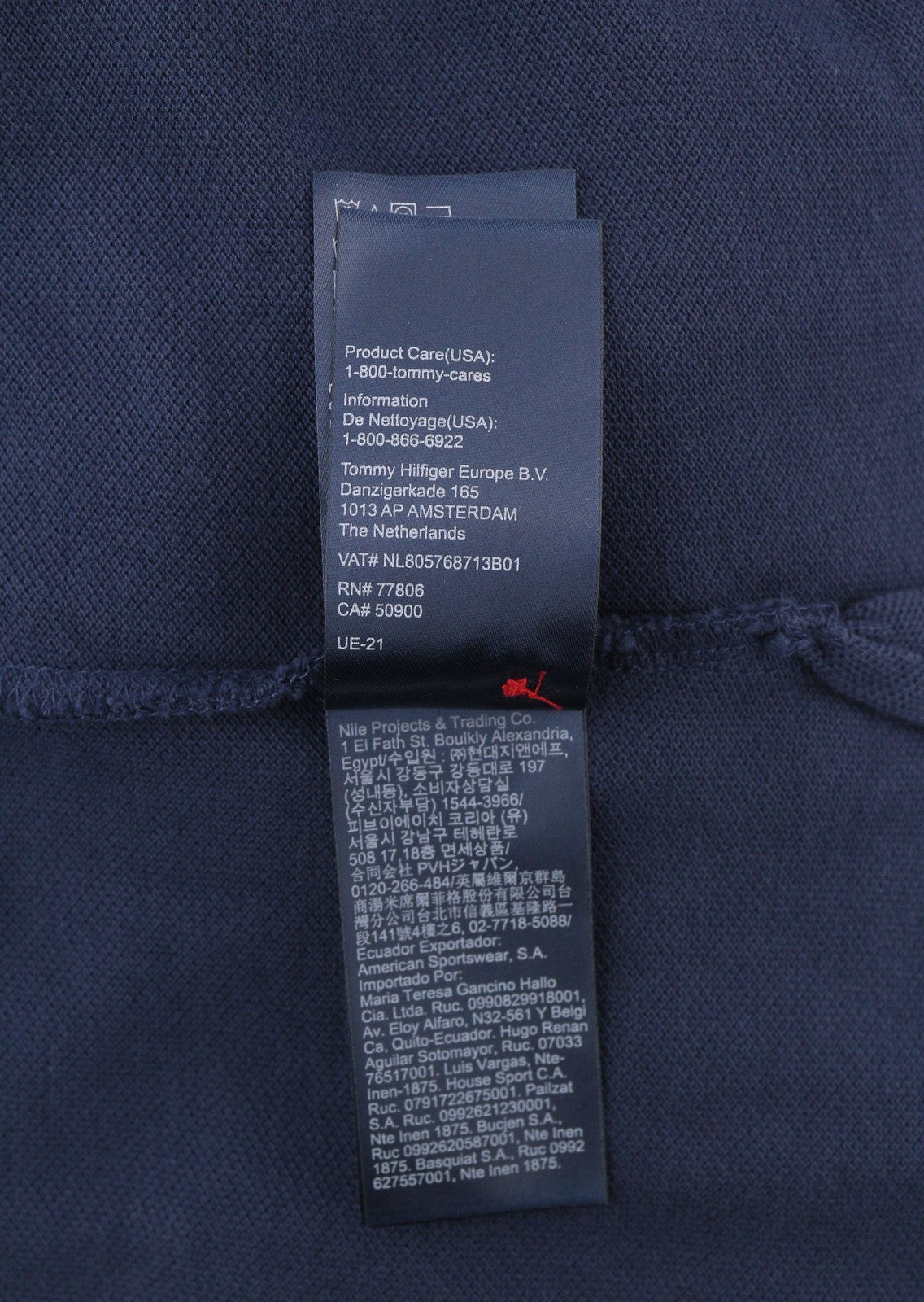 TOMMY HILFIGER Tipped SL mėlyni vyriški marškinėliai XS dydžio, ekologiškos medvilnės, plono kirpimo polo marškinėliai, rekomenduojama kaina – 80 € 