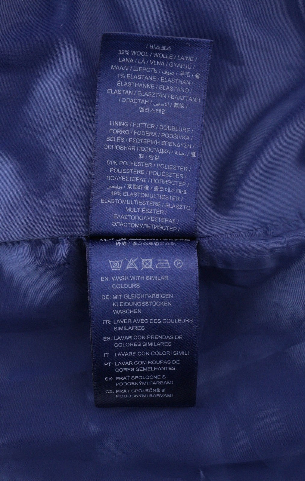 GANT languota platėjančios formos moteriška suknelė EU38 pilka 3/4 rankovėmis apvaliu kaklu languotas raštas mini 