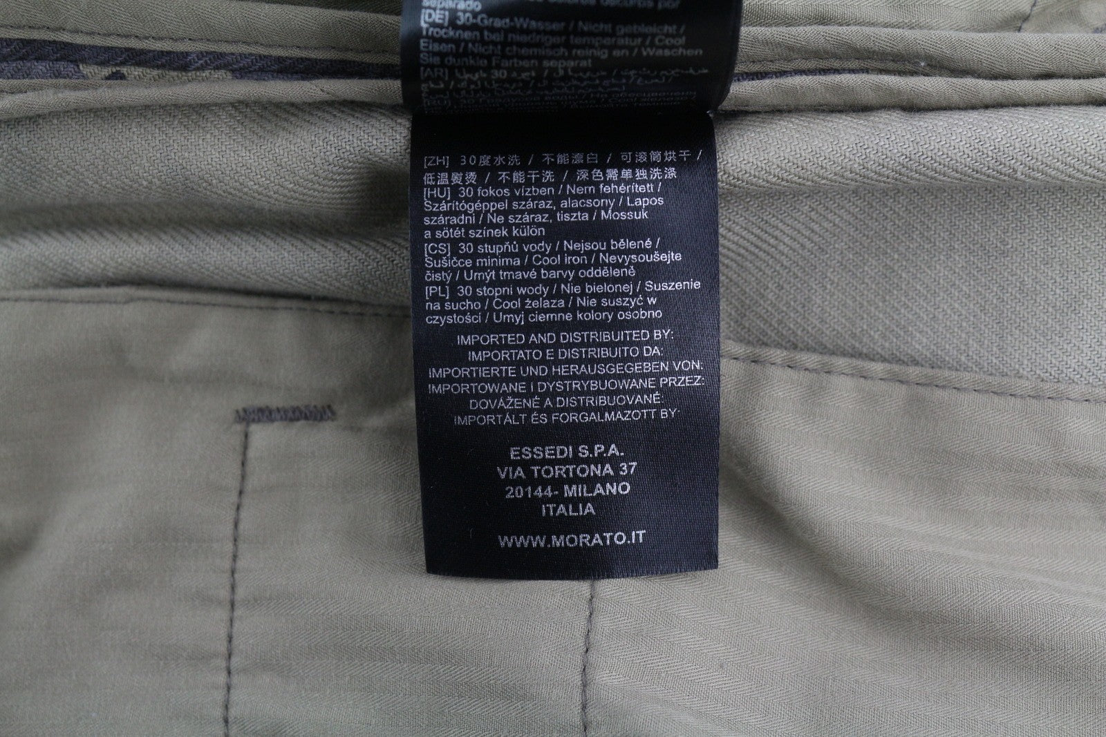 ANTONY MORATO vyriški šortai W30 Chino kamufliažinio kirpimo, morkų kirpimo, su atlenkiama sagomis. 