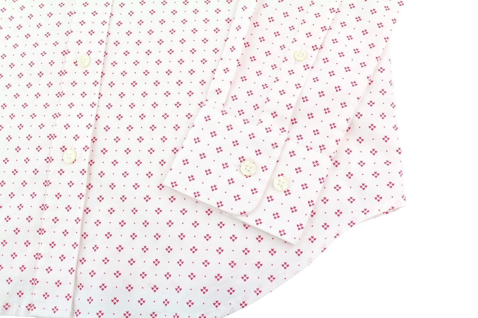 GANT „Fair Dot“ tamprūs moteriški marškinėliai, EU34, plataus kaklo, sagomis užsegami, raštuoti, balti 