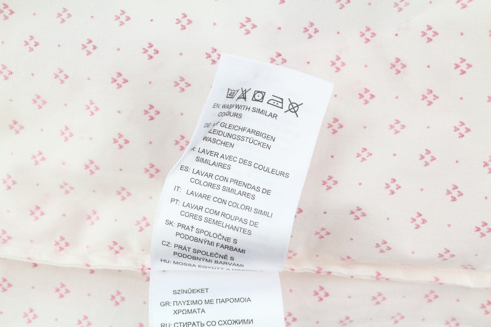 GANT „Fair Dot“ tamprūs moteriški marškinėliai, EU34, plataus kaklo, sagomis užsegami, raštuoti, balti 