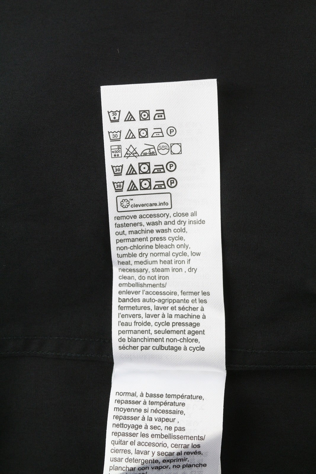 CALVIN KLEIN Poplin Stretch Slim vyriški formalūs marškinėliai 42 16 1/2 XL juodi su sagomis 