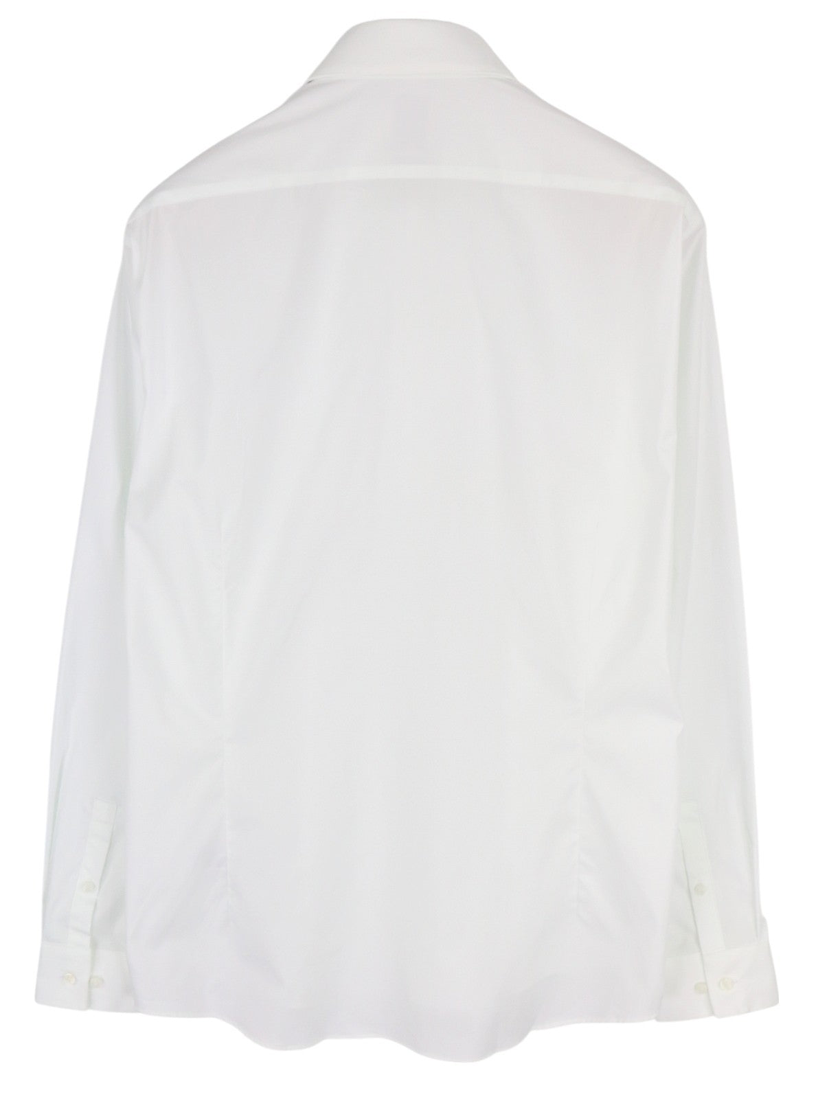 CALVIN KLEIN Poplin Stretch Slim vyriški formalūs marškinėliai 41 / 16 L balti sagų išskleidimai 