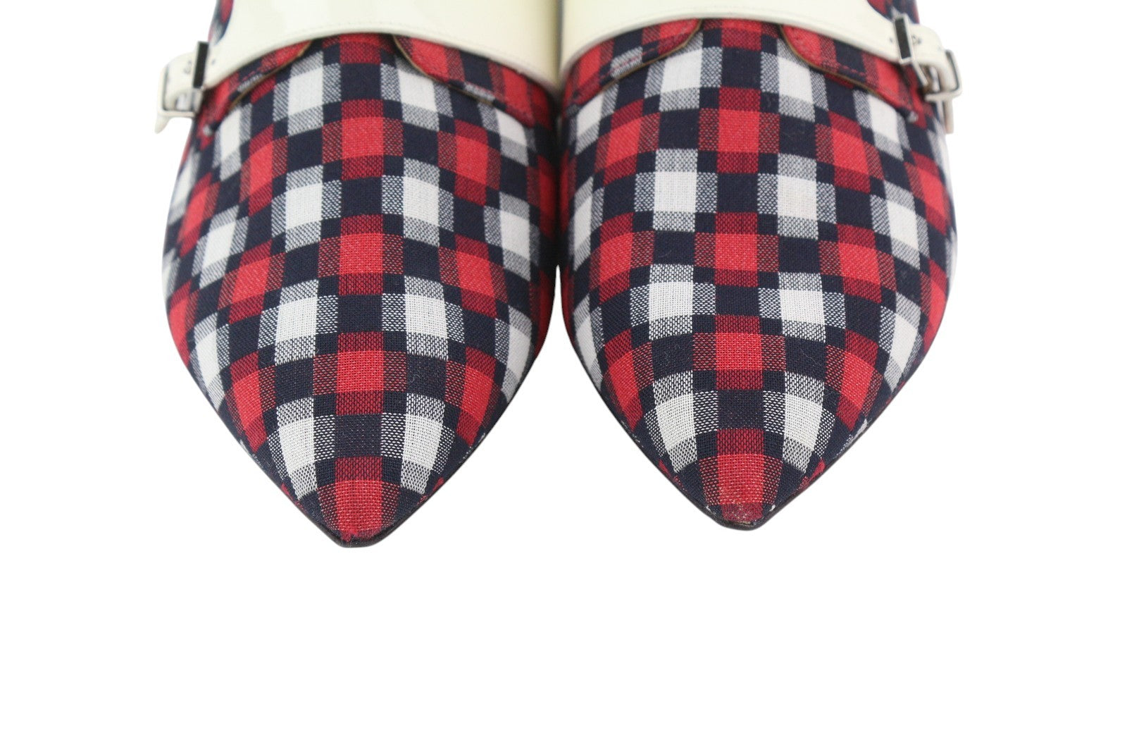 EMPORIO ARMANI X3L037 moteriški bateliai EU37 įvairiaspalviai su dviguba vienuolio detale languoti 