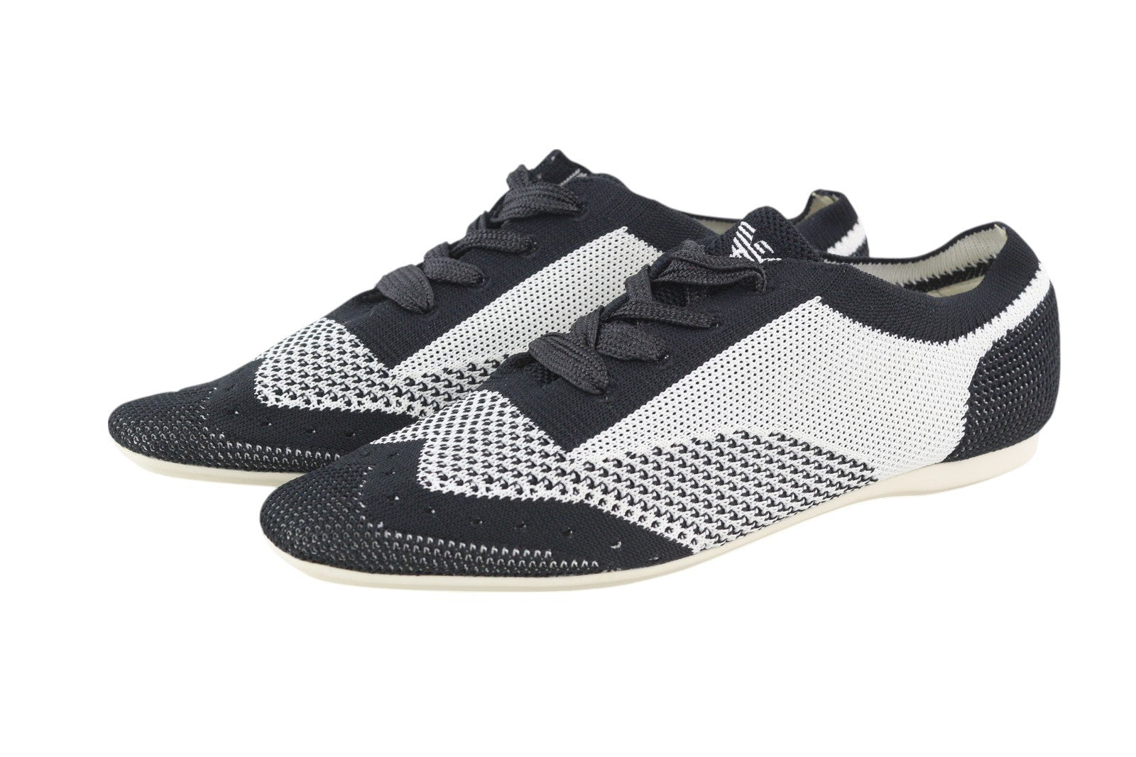 EMPORIO ARMANI moteriški sportbačiai su raišteliais, EU37, žema palaidinė, megzti sportbačiai, RRP 270 € 