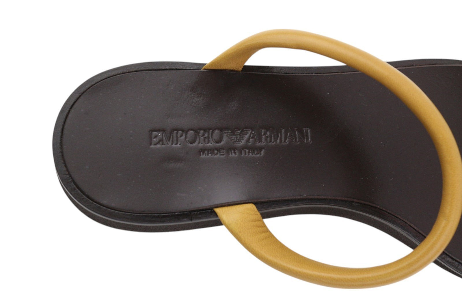 EMPORIO ARMANI X3P739 moteriškos basutės, 37 dydžio, smėlio spalvos, odinės, be kulnų, įsispiriamos. RMK 129 €. 