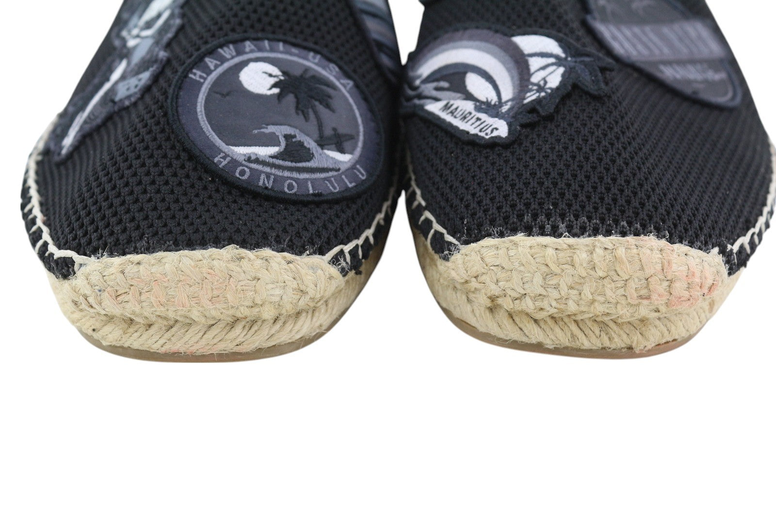 EMPORIO ARMANI X4S023 vyriški batai, EU43, juodi, užsegami, espadriliai su lopais, rekomenduojama kaina – 269 € 