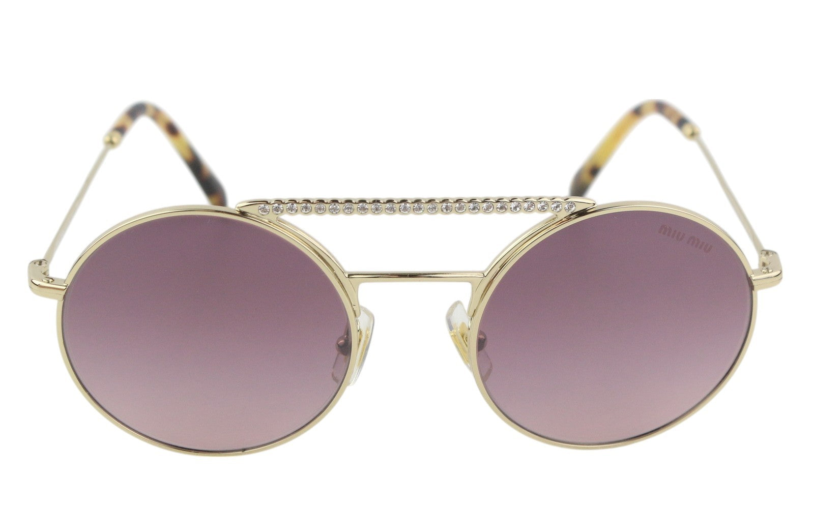 MIU MIU 52V moteriški akiniai nuo saulės OS ovalo formos su gyvūnų raštu ir cirkoniais. RMK 310 € 