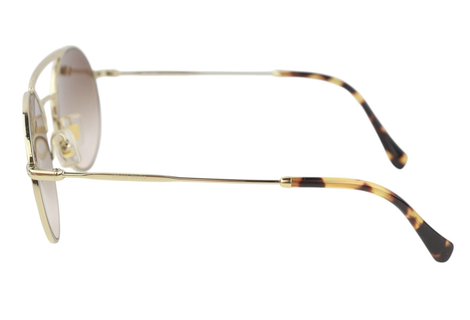 MIU MIU 52V moteriški akiniai nuo saulės OS ovalo formos su blizgančiais aukso spalvos rėmeliais ir cirkoniais. RMK 310 € 