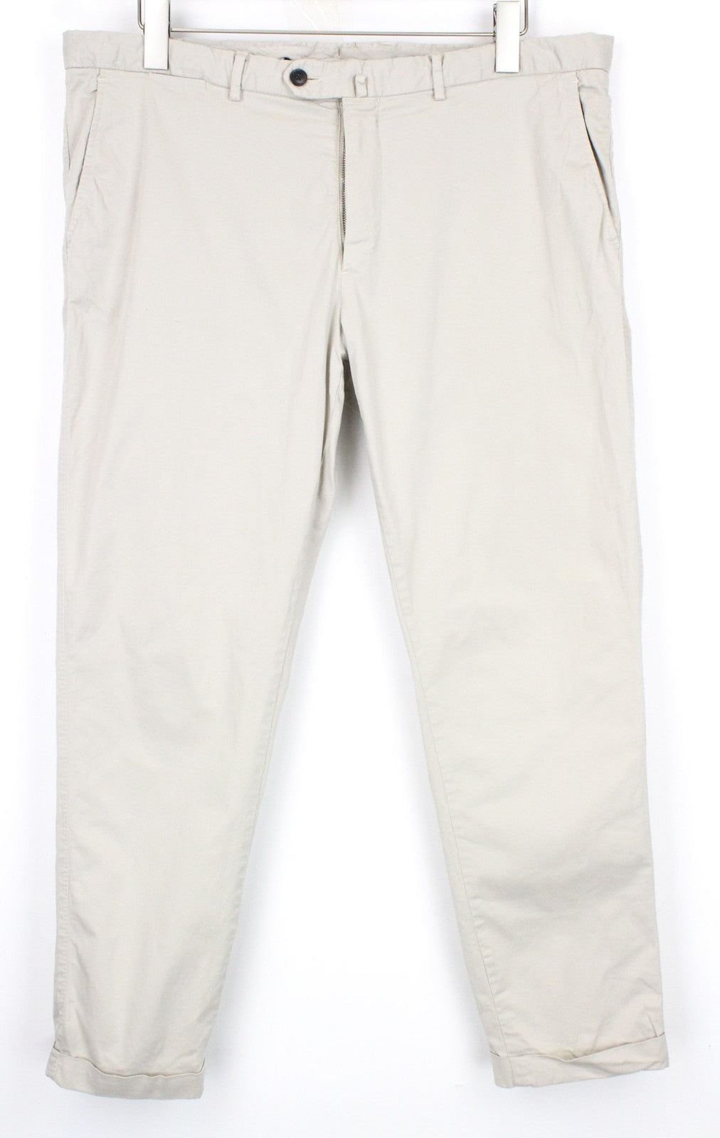 SUITSUPPLY Men's Chino Trousers ~W40/L29 Slim Stretch Beige Cotton Classic