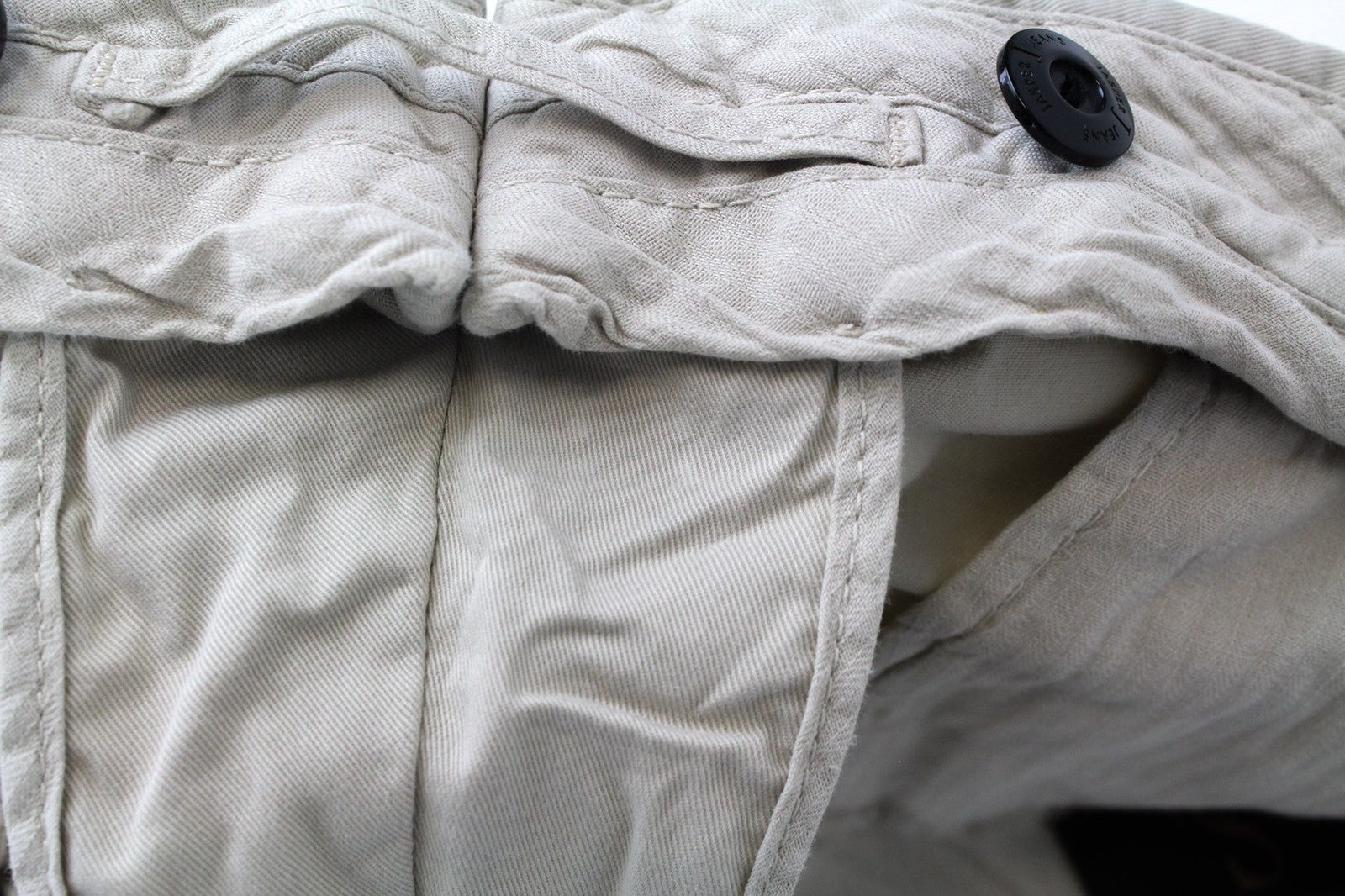 SUITSUPPLY Men's Chino Trousers ~W40/L29 Slim Stretch Beige Cotton Classic