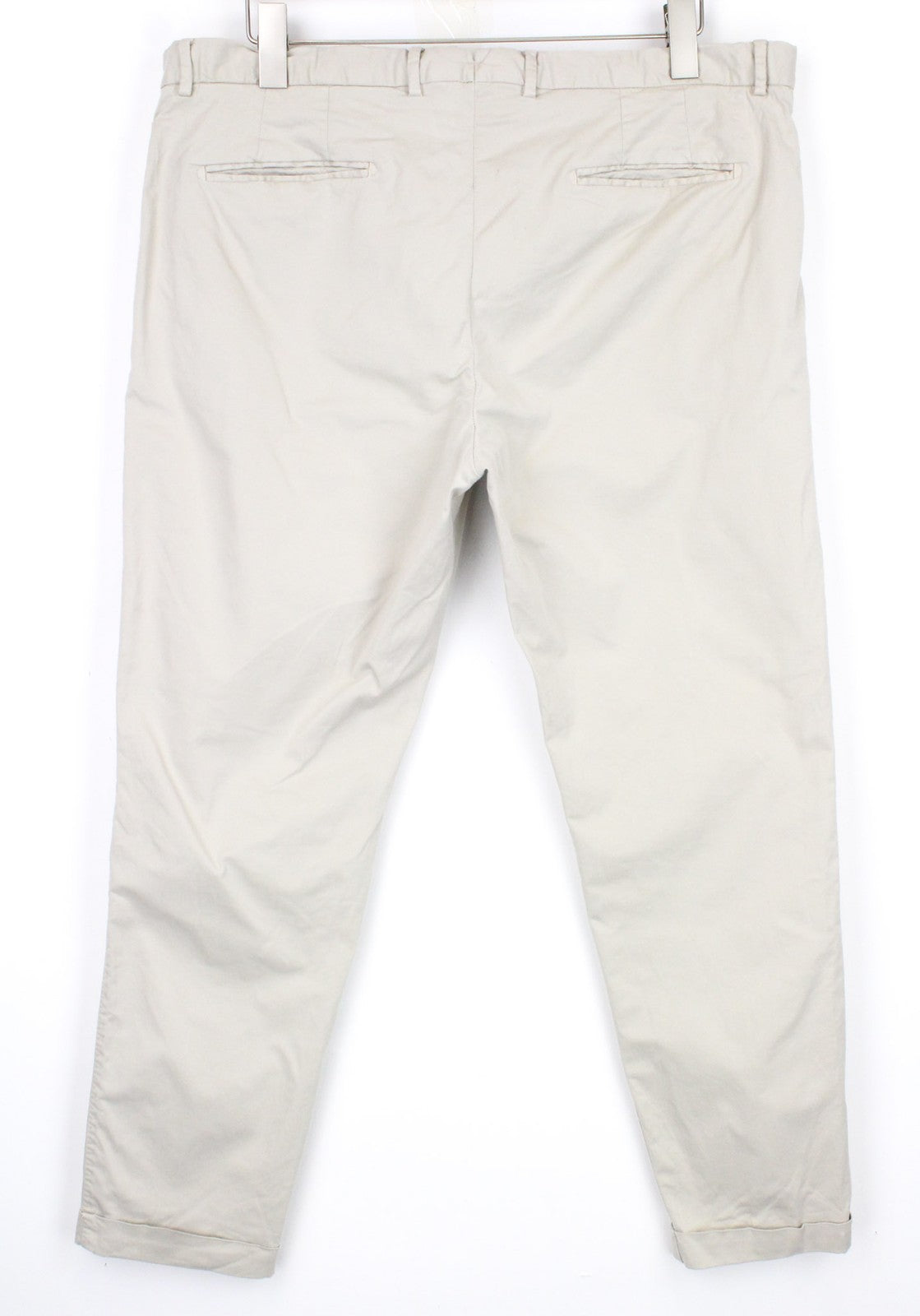 SUITSUPPLY Men's Chino Trousers ~W40/L29 Slim Stretch Beige Cotton Classic