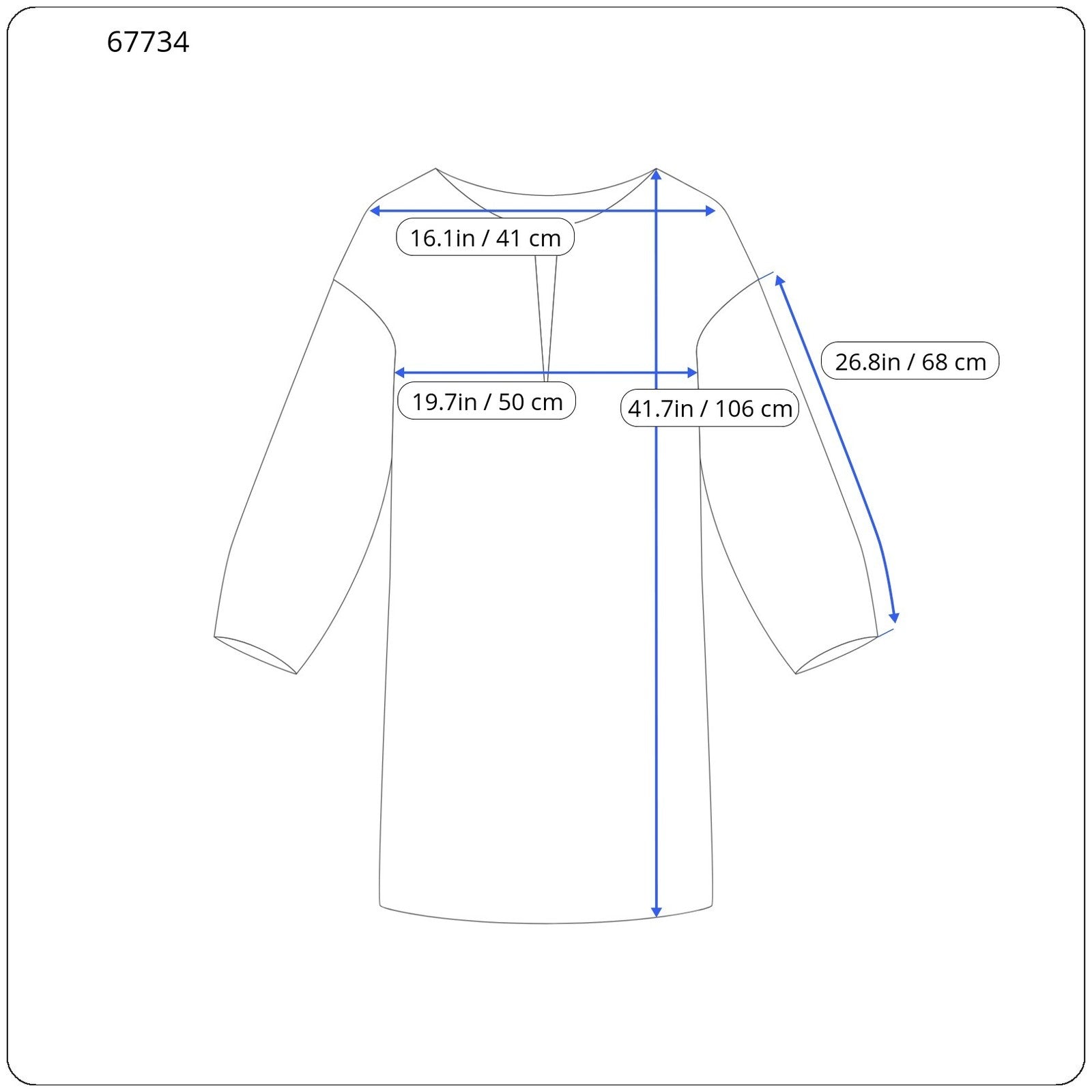 Prakaituota BETTY Kvasir suknelė S džinsinio mėlynumo marškinių stiliaus lengvo medvilnės mišinio 