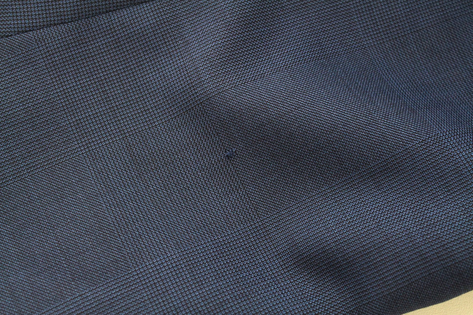 SUITSUPPLY Lazio vyriškas švarkas UK40R plonas mėlynas S110s languotas vilnonis klasikinis švarkas 