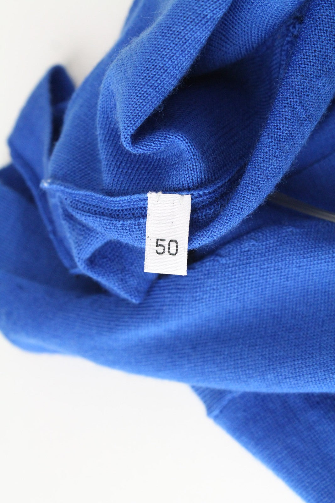 RICHMOND vyriškas kardiganas IT50 mėlynas aptemptas megztinis iš grynos vilnos, tampriai megztas 