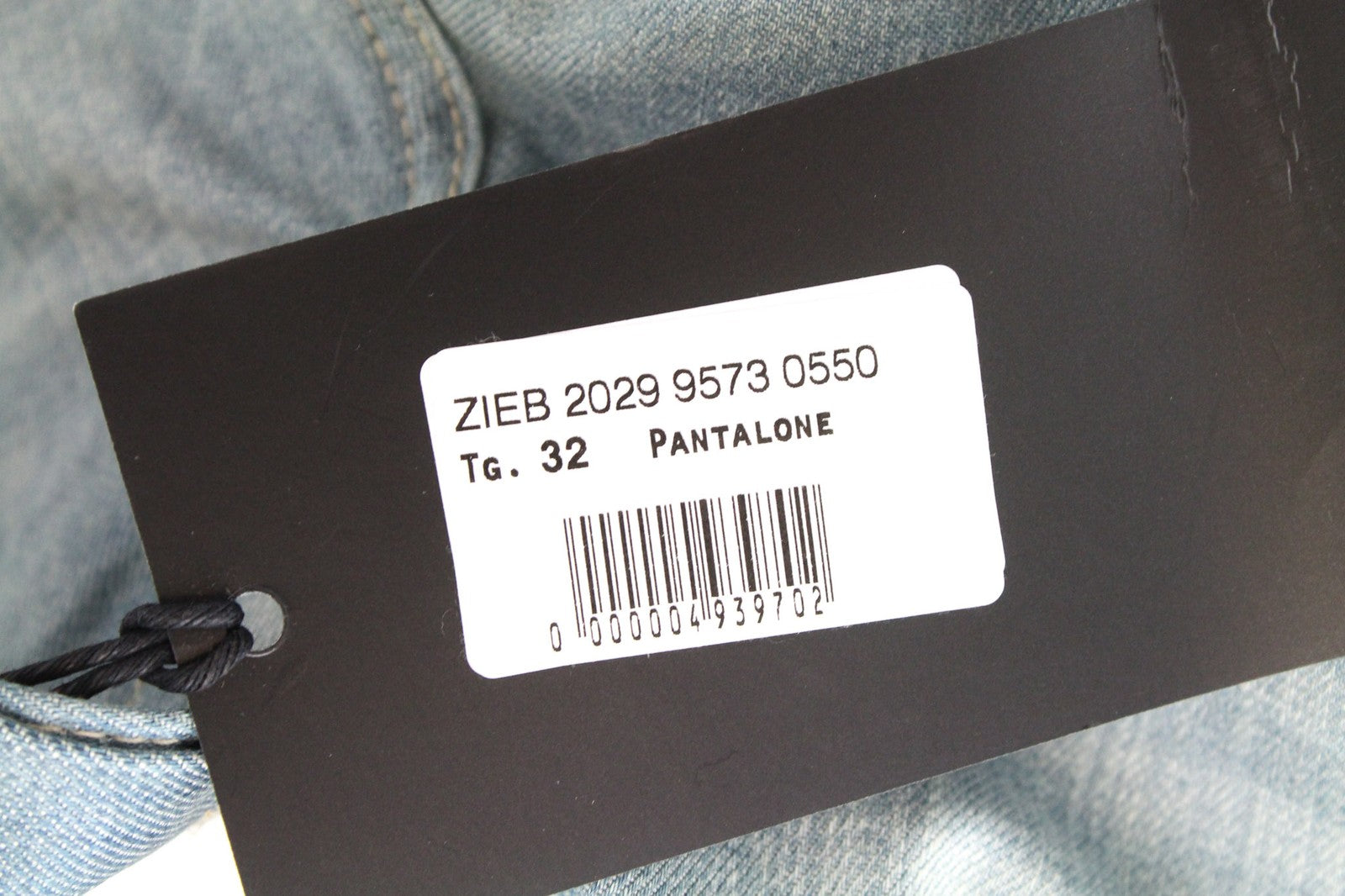 RICHMOND vyriški džinsai IT32 vidutinio liemens liemens „Baggy“ platūs mėlyni sagomis su netamprus džinsas 