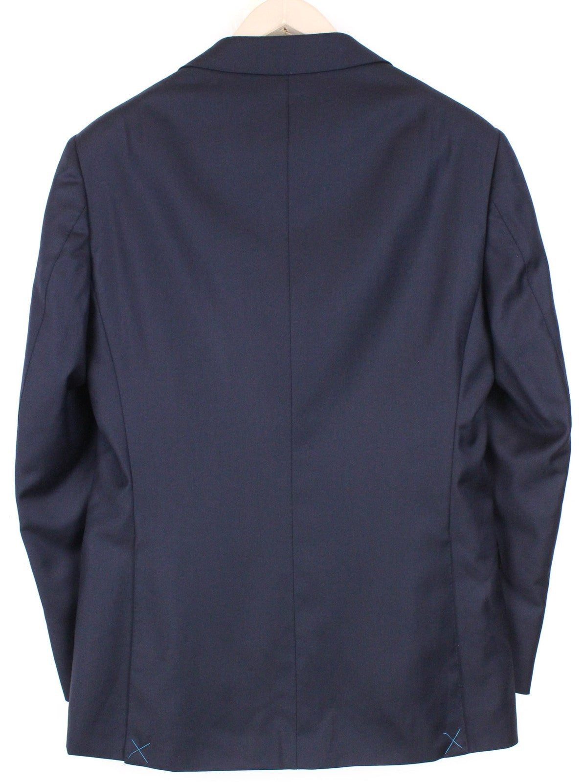 SUITSUPPLY Napoli Suit UK36R Men's Blue Wool 2-Piece Classic Twill Look