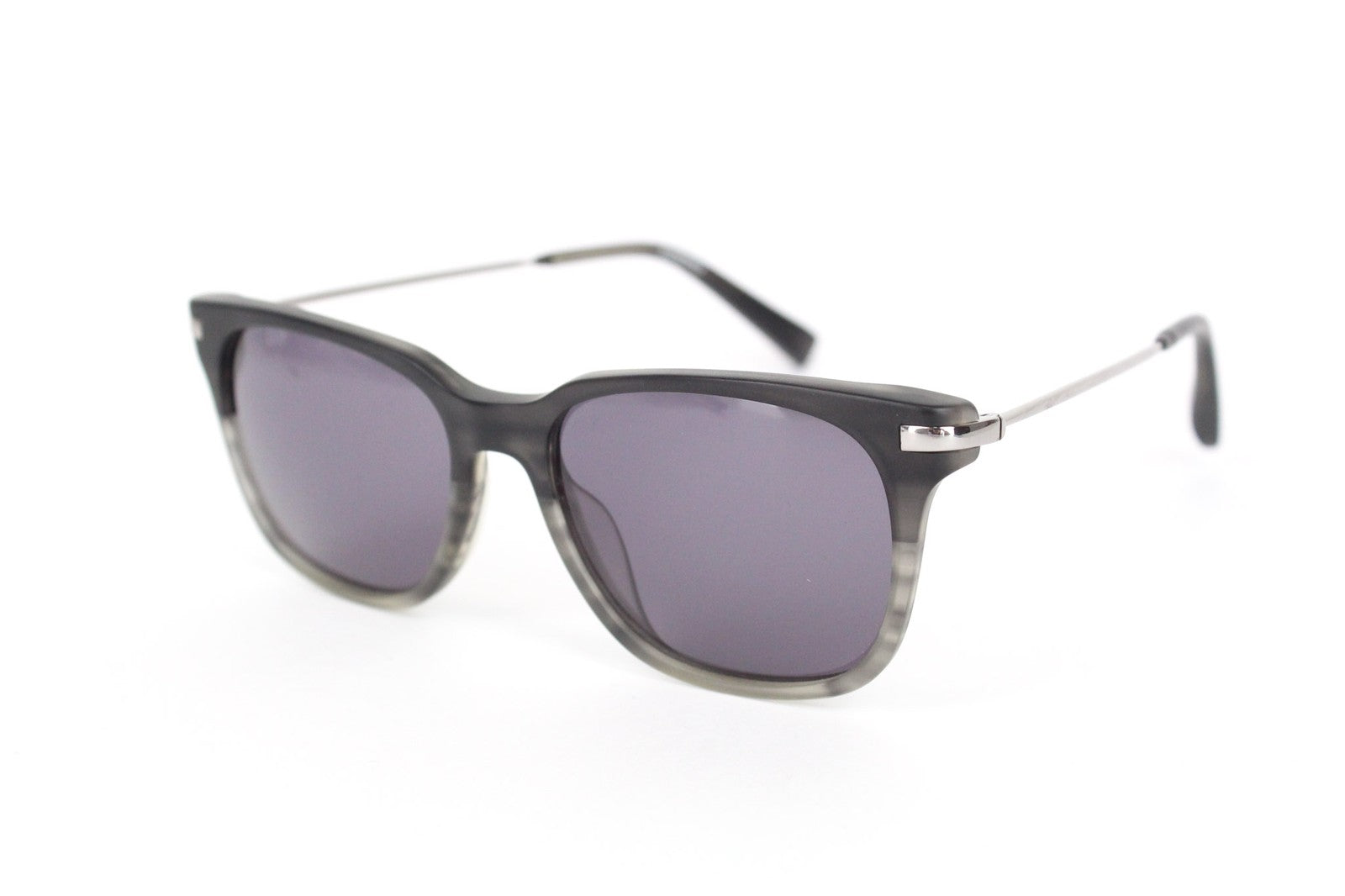 SUITSUPPLY vyriški akiniai nuo saulės, vieno dydžio, poliarizuoti, kvadratiniai, juodi, klasikinio rašto 