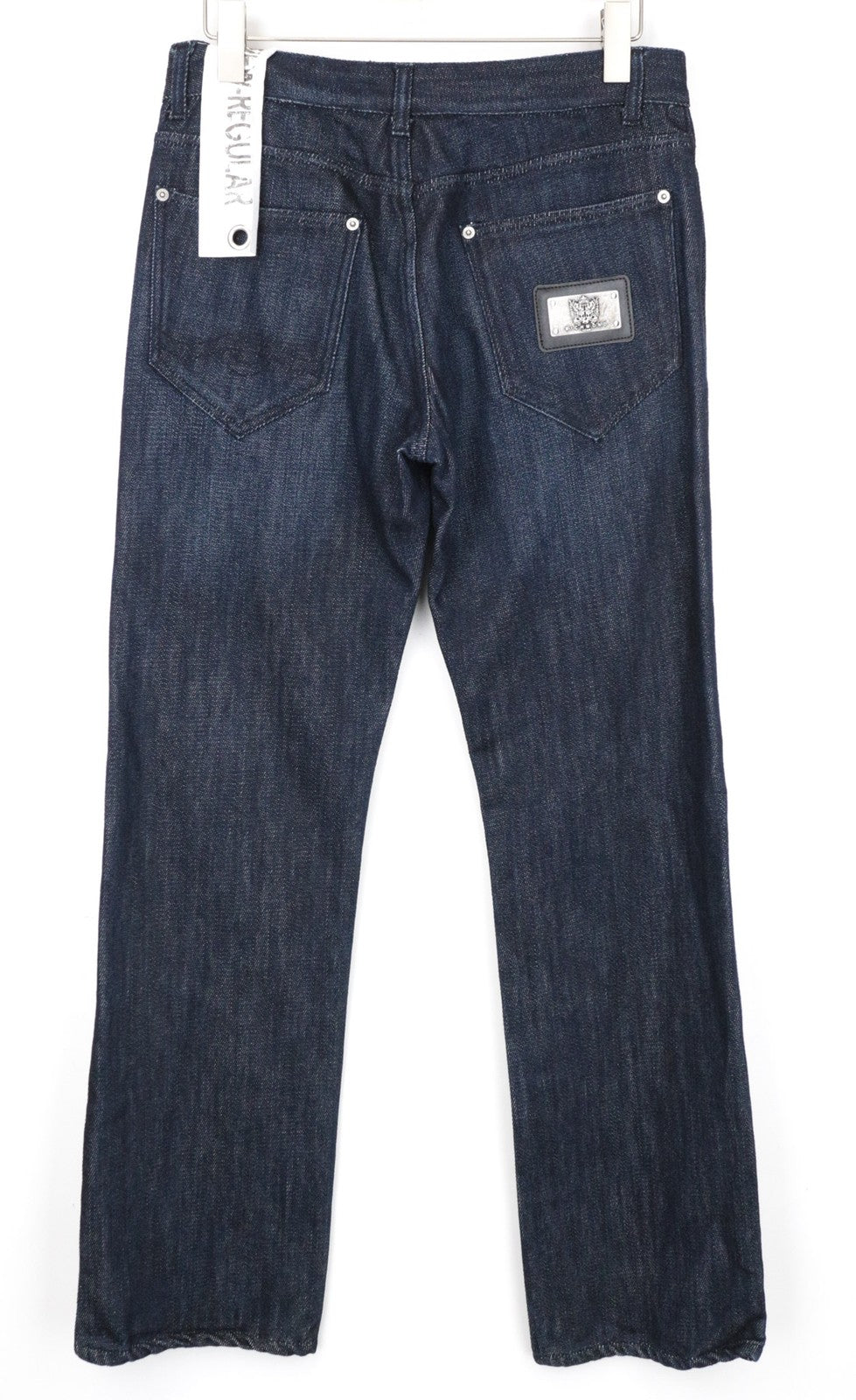 RICHMOND vyriški džinsai W32, grynos medvilnės, mėlyni, 5 kišenių, laisvalaikio, įprasto kirpimo 