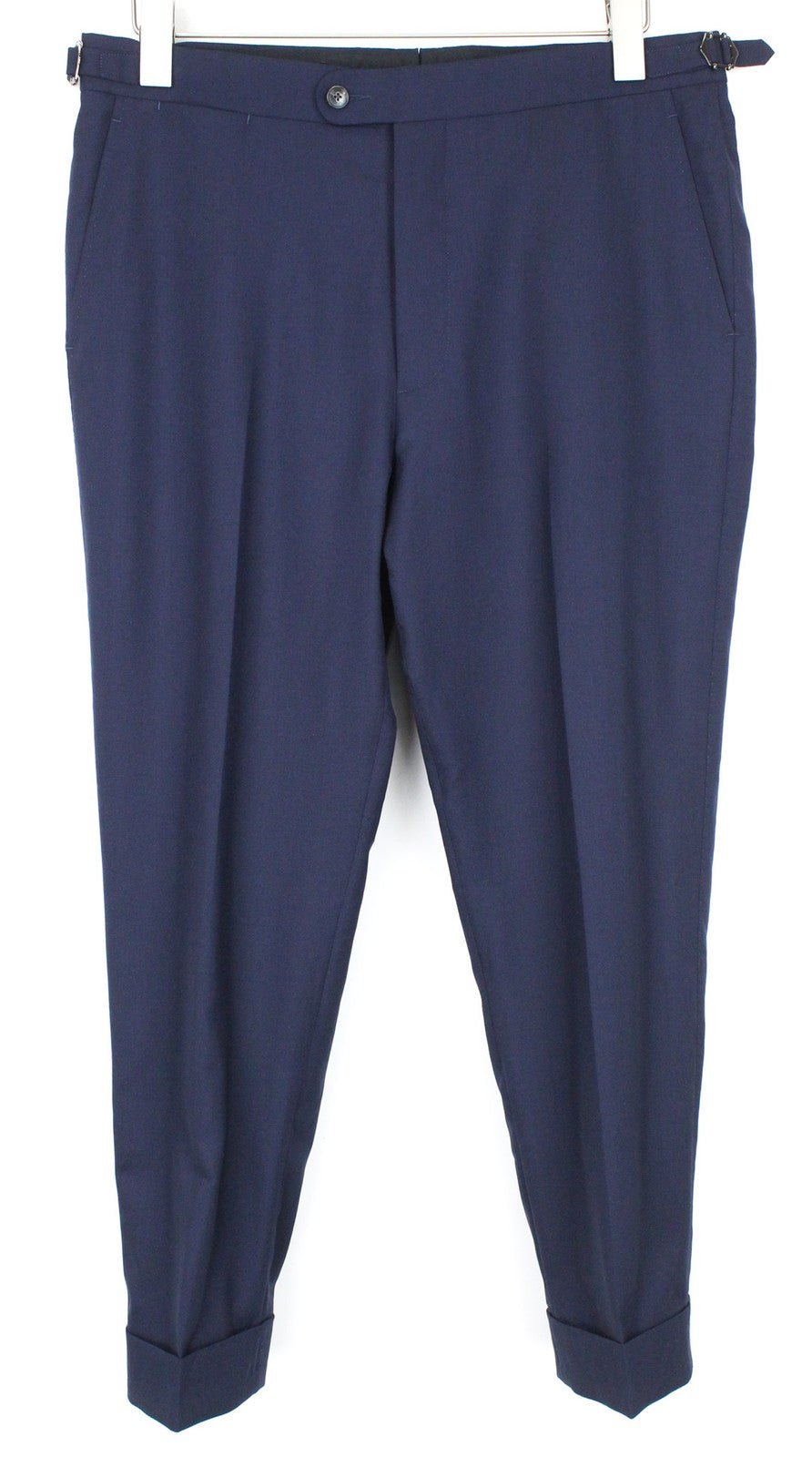 SUITSUPPLY La Spalla UK36R Blue Wool Suit 2Pc Double-Breasted Pleated