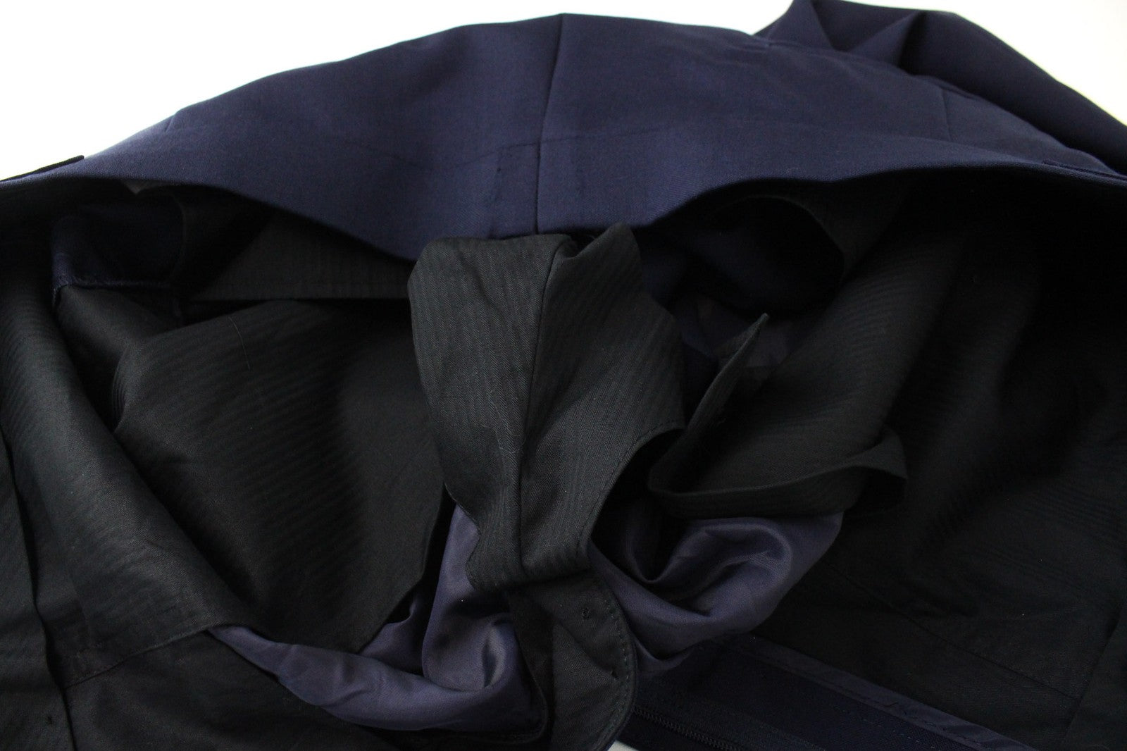 SUITSUPPLY La Spalla UK36R Blue Wool Suit 2Pc Double-Breasted Pleated