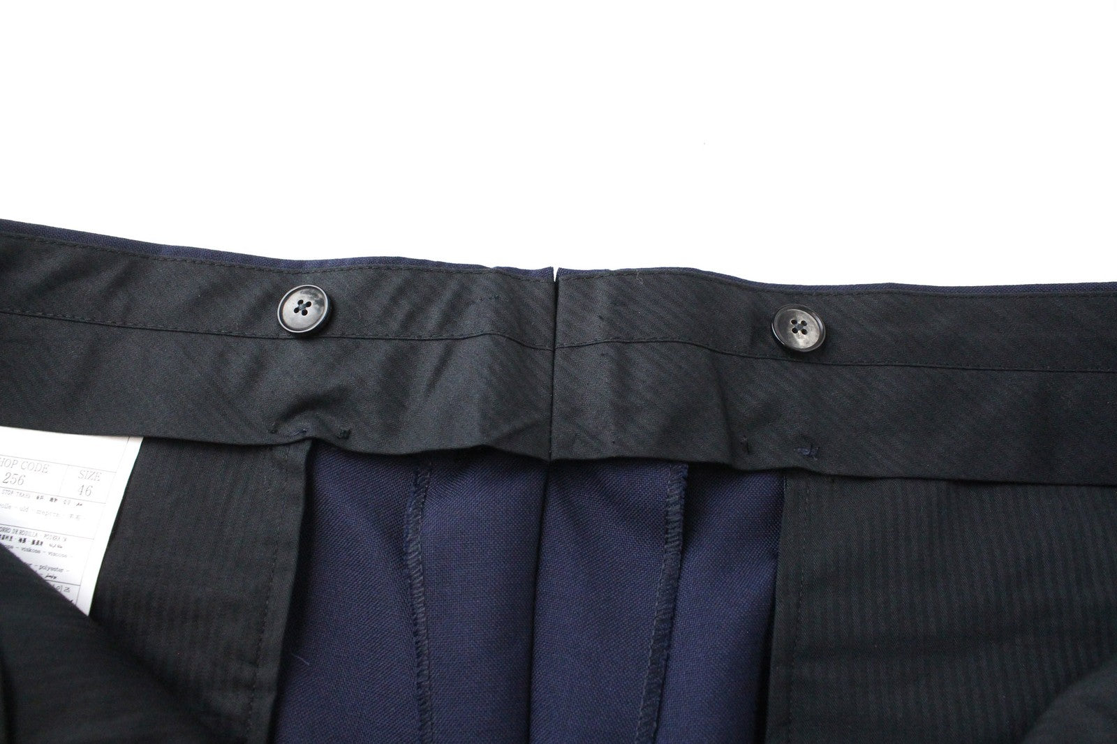 SUITSUPPLY La Spalla UK36R Blue Wool Suit 2Pc Double-Breasted Pleated