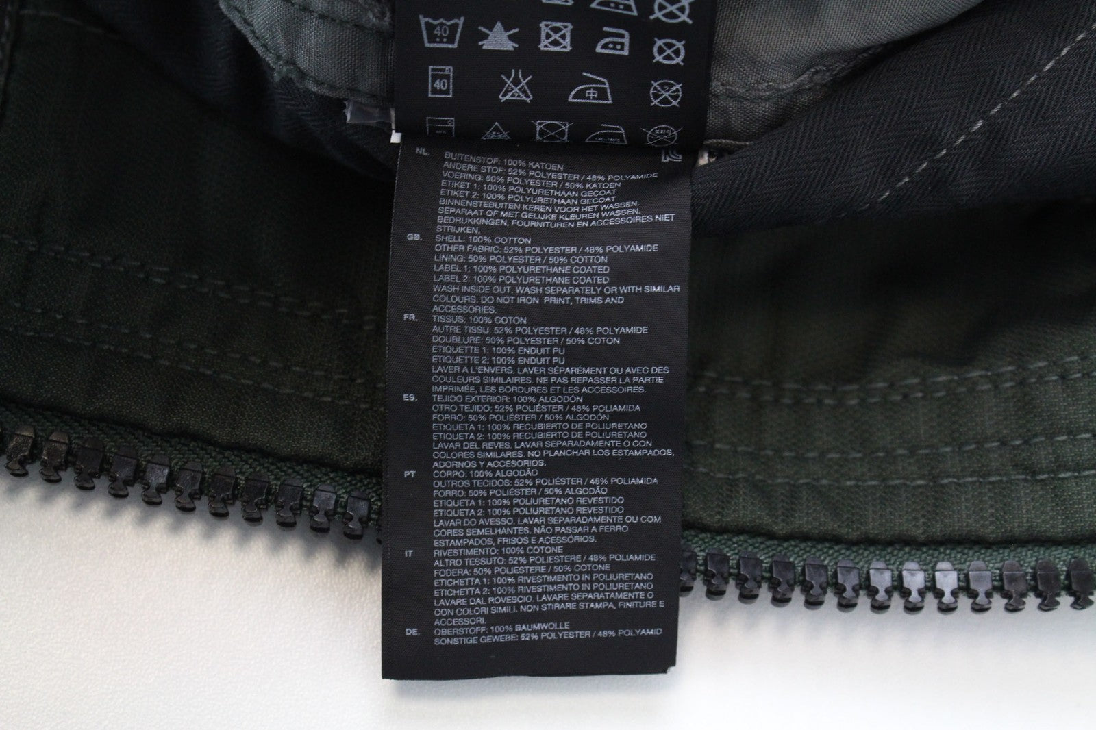 G-STAR vyriška M Twill žalia „Duck Hunt“ rašto „Rovic“ marškinėlių formos striukė 