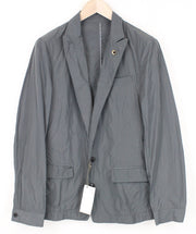 RICHMOND vyriška striukė IT48 pilka su dviem sagomis, be pamušalo, dizainerio lengva 