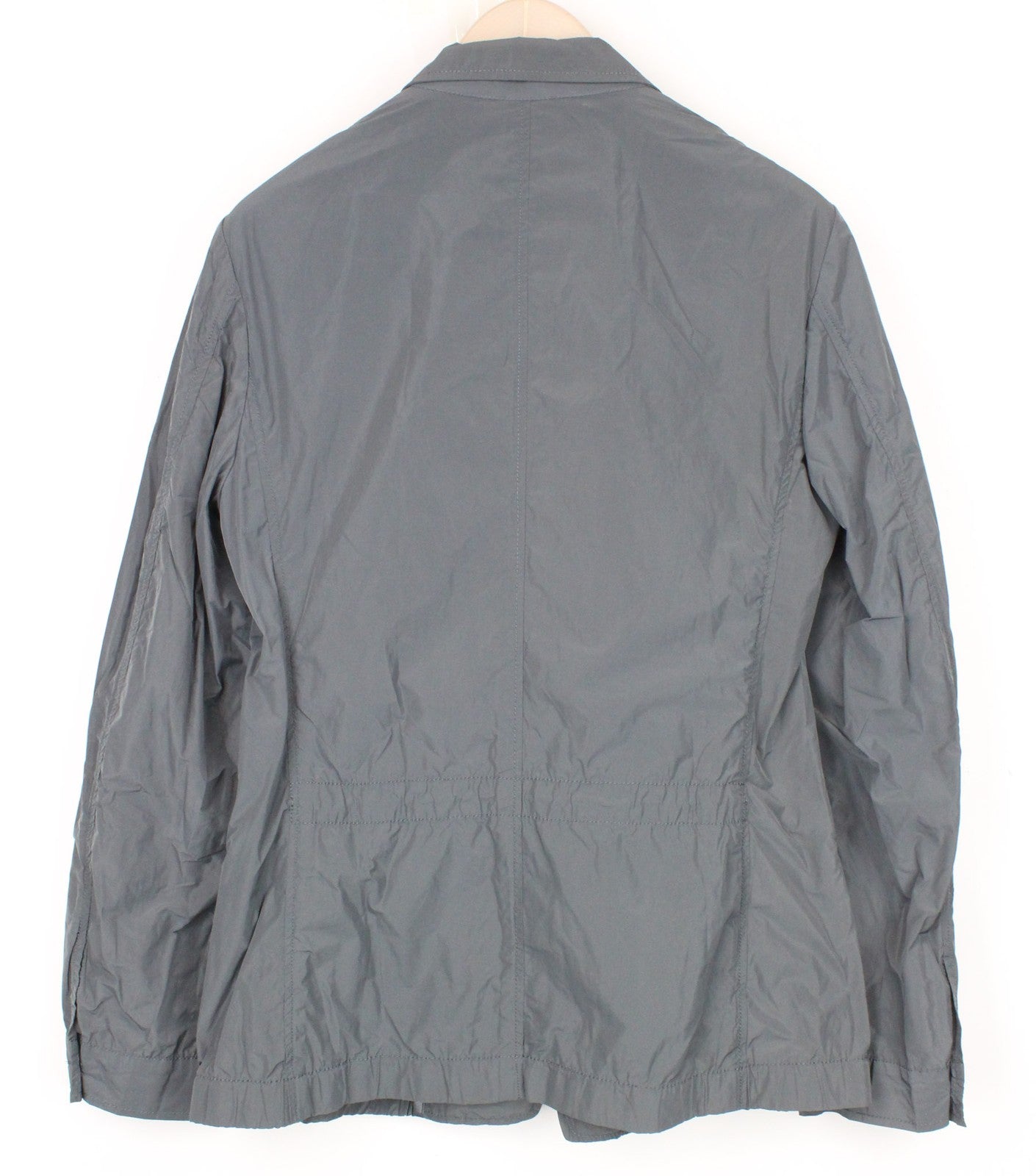 RICHMOND vyriška striukė IT48 pilka su dviem sagomis, be pamušalo, dizainerio lengva 