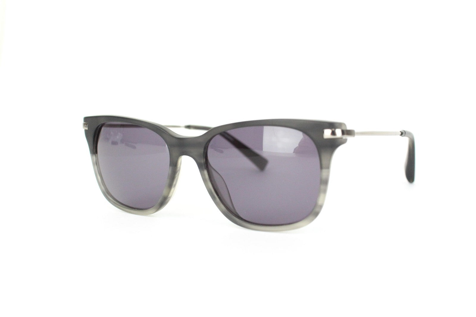 SUITSUPPLY Men's Black Polarized Square Sunglasses One Size Patterned