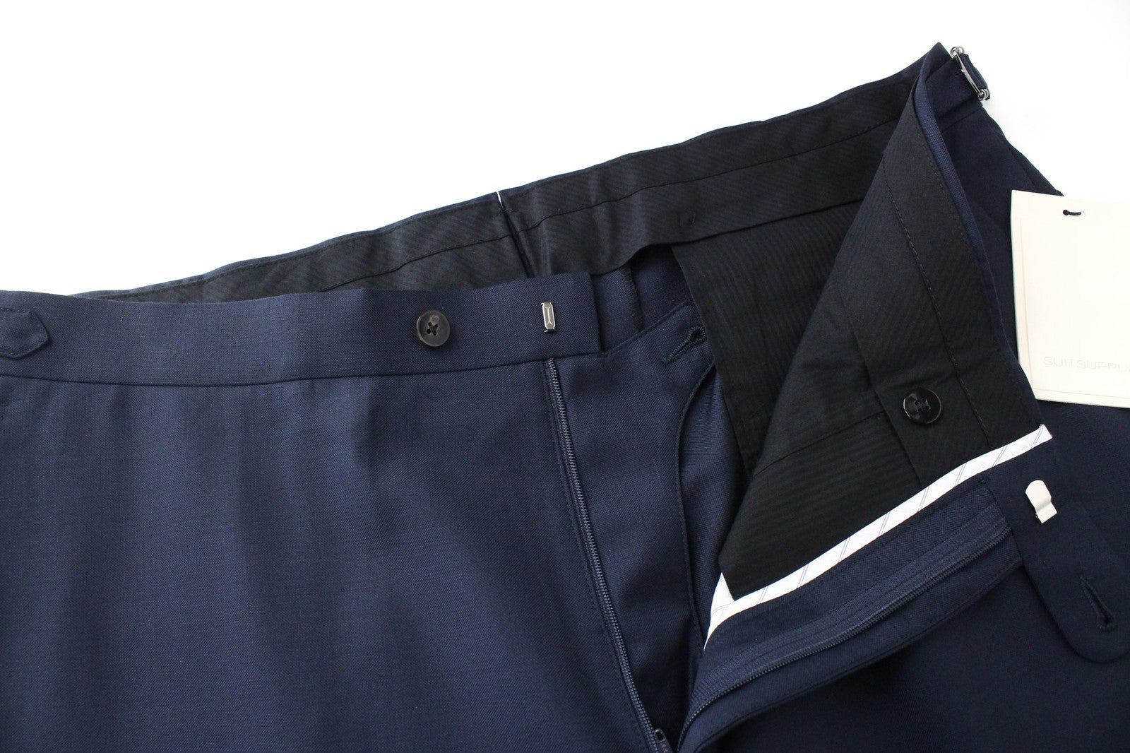 SUITSUPPLY La Spalla UK46S Men's Blue Wool Suit 2Pc Classic Single-Breasted