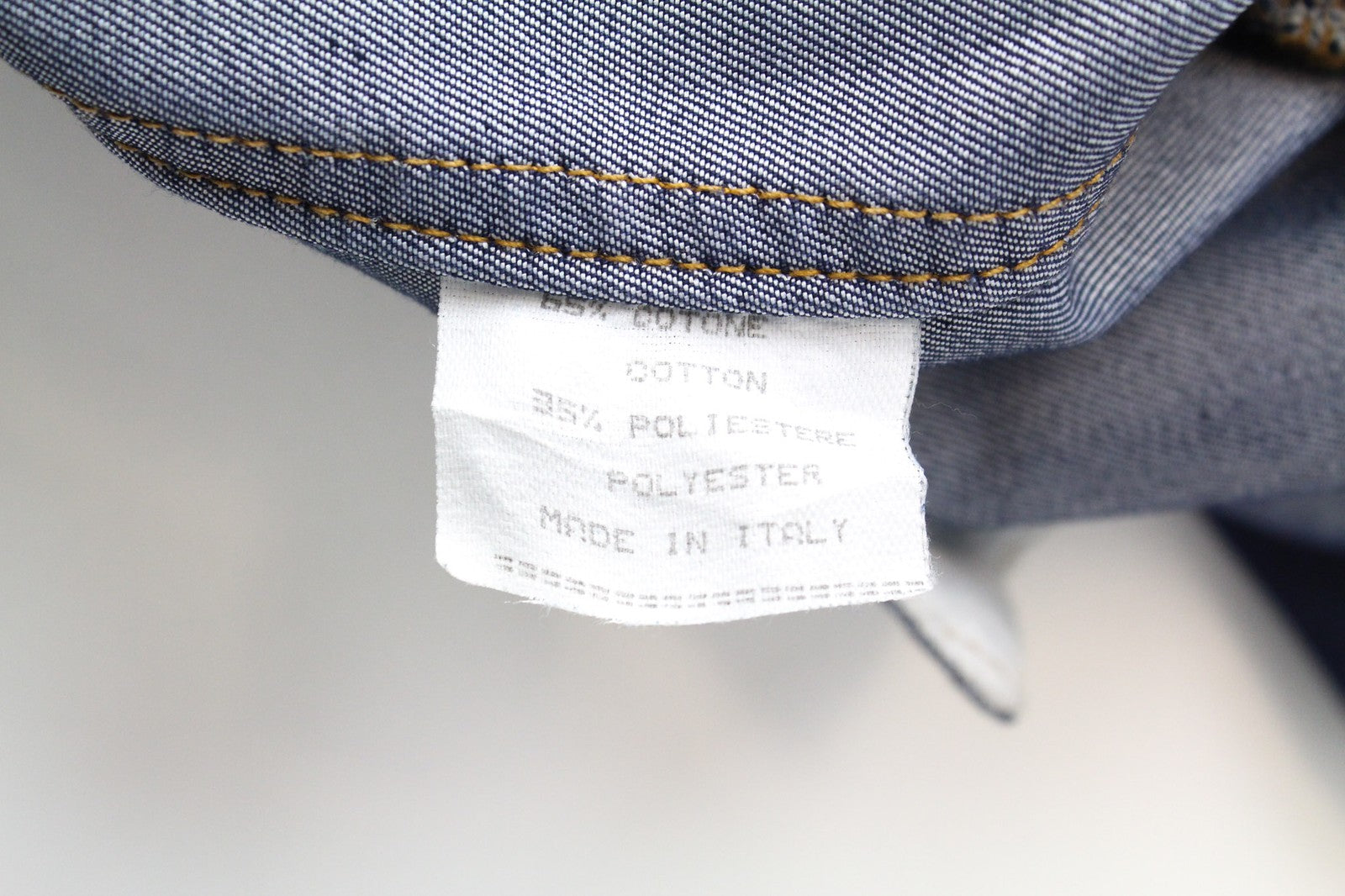 RICHMOND vyriška IT50 mėlyna džinsinio audinio dizainerio medvilnės mišinio striukė be pamušalo 