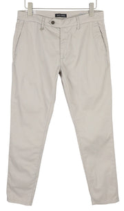 ANTONY MORATO Bryan vyriškos kelnės W34 pilkos chino aptemptos, tamprios, raštuotos 