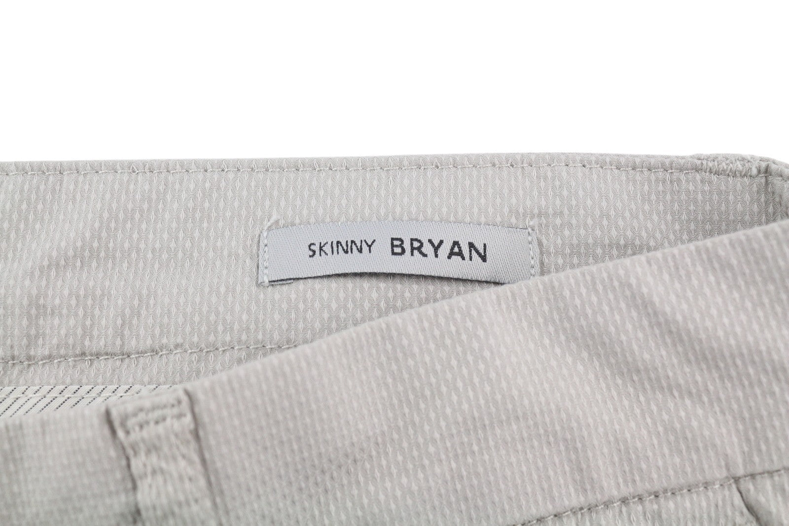 ANTONY MORATO Bryan vyriškos kelnės W34 pilkos chino aptemptos, tamprios, raštuotos 