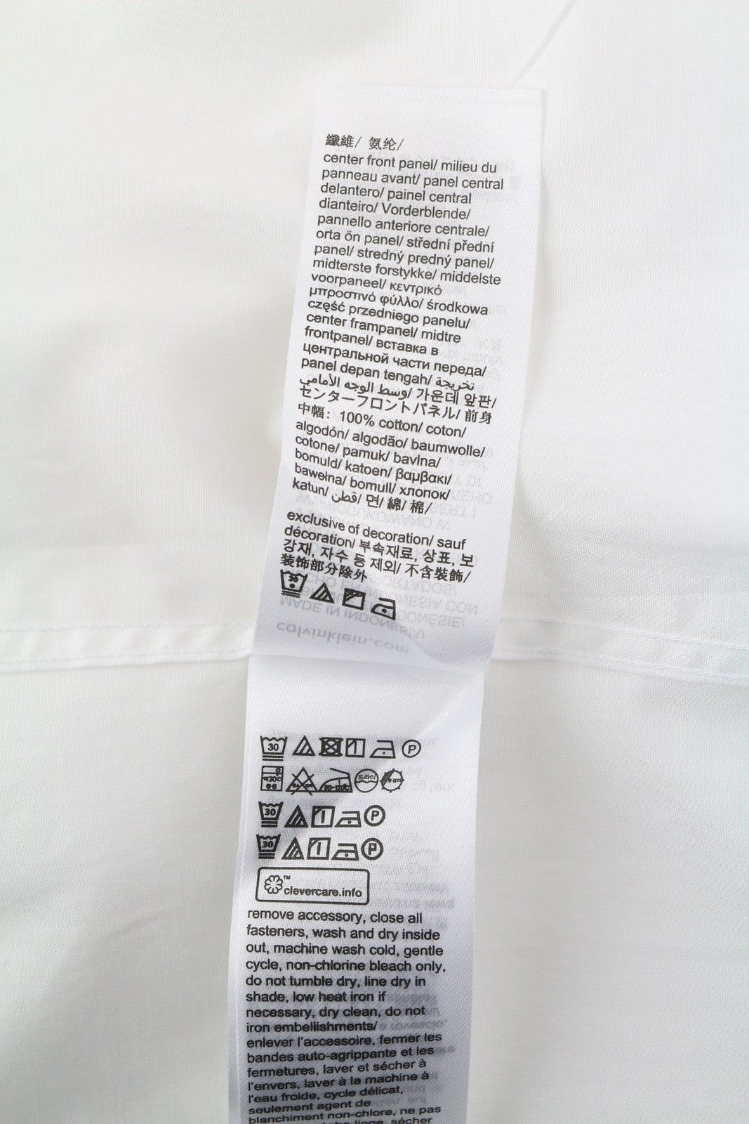 CALVIN KLEIN Evening Tuxedo Slim vyriški oficialūs marškiniai, 40 L, balti, su sagomis ir iškirpte 